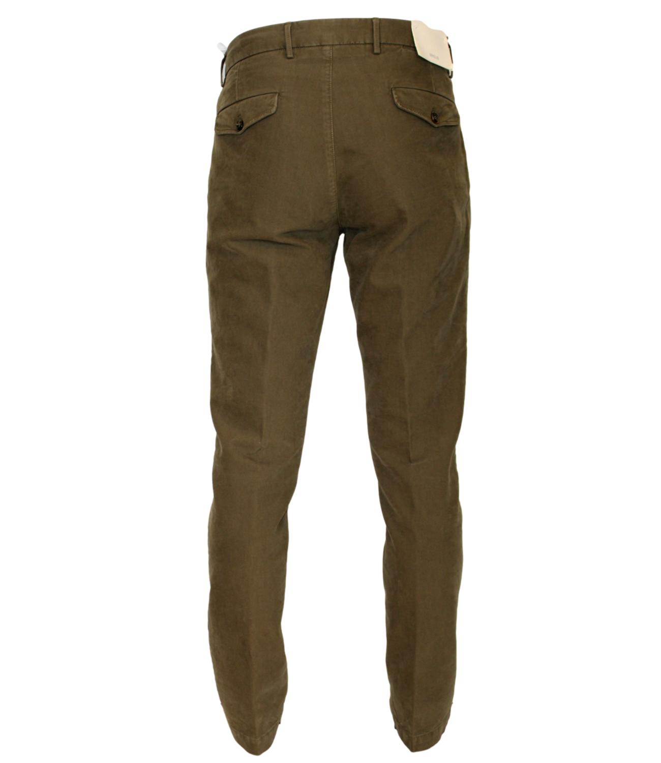 Green/Dove gray cotton trousers