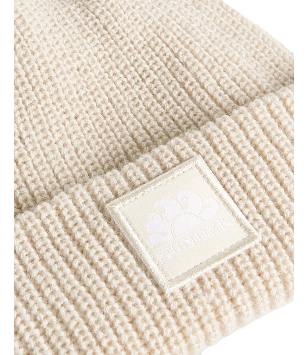 Cappello Sundek BEANIE A COSTINE bianco off white