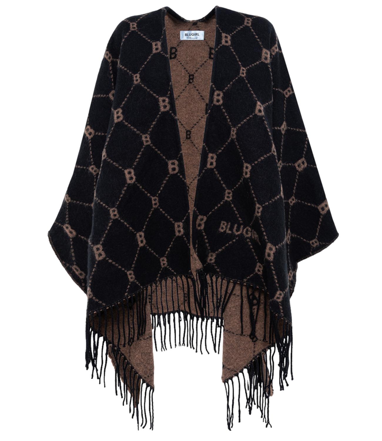 Blugirl Poncho Nero Donna