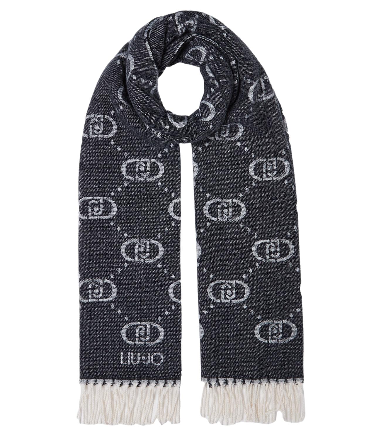 Liu Jo Stola Jacquard Monogram Grigio Donna