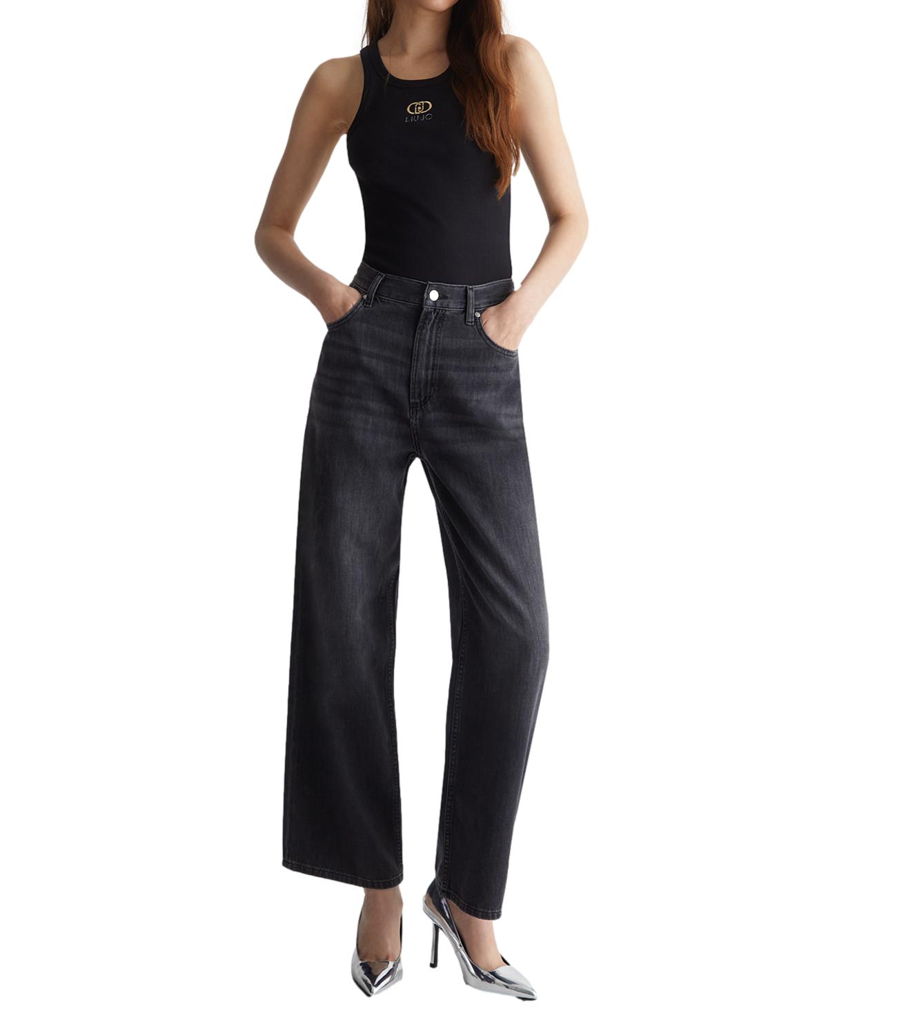 Liu Jo baggy wide leg nero donna