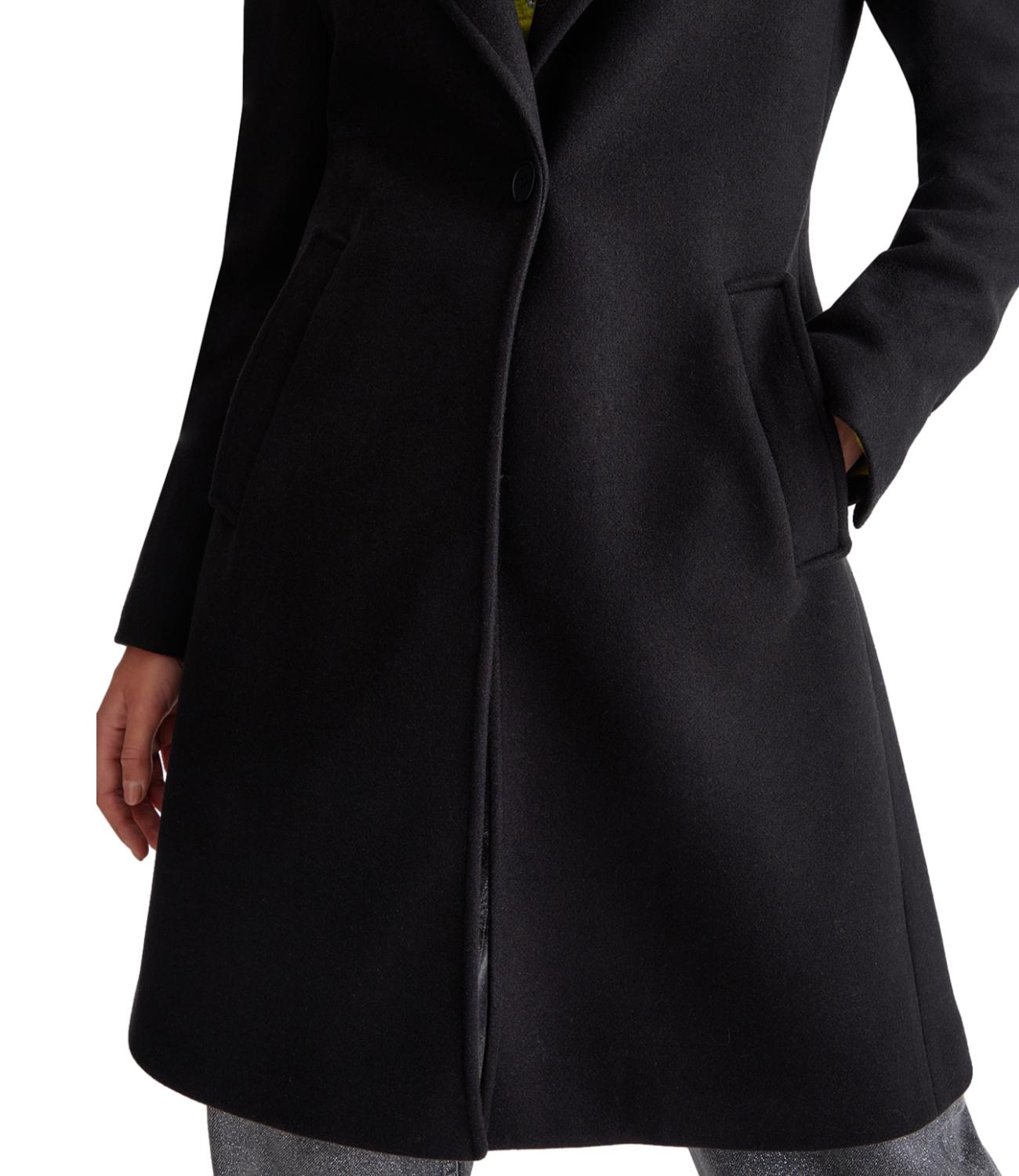 Liu Jo Cappotto Basic Nero Donna