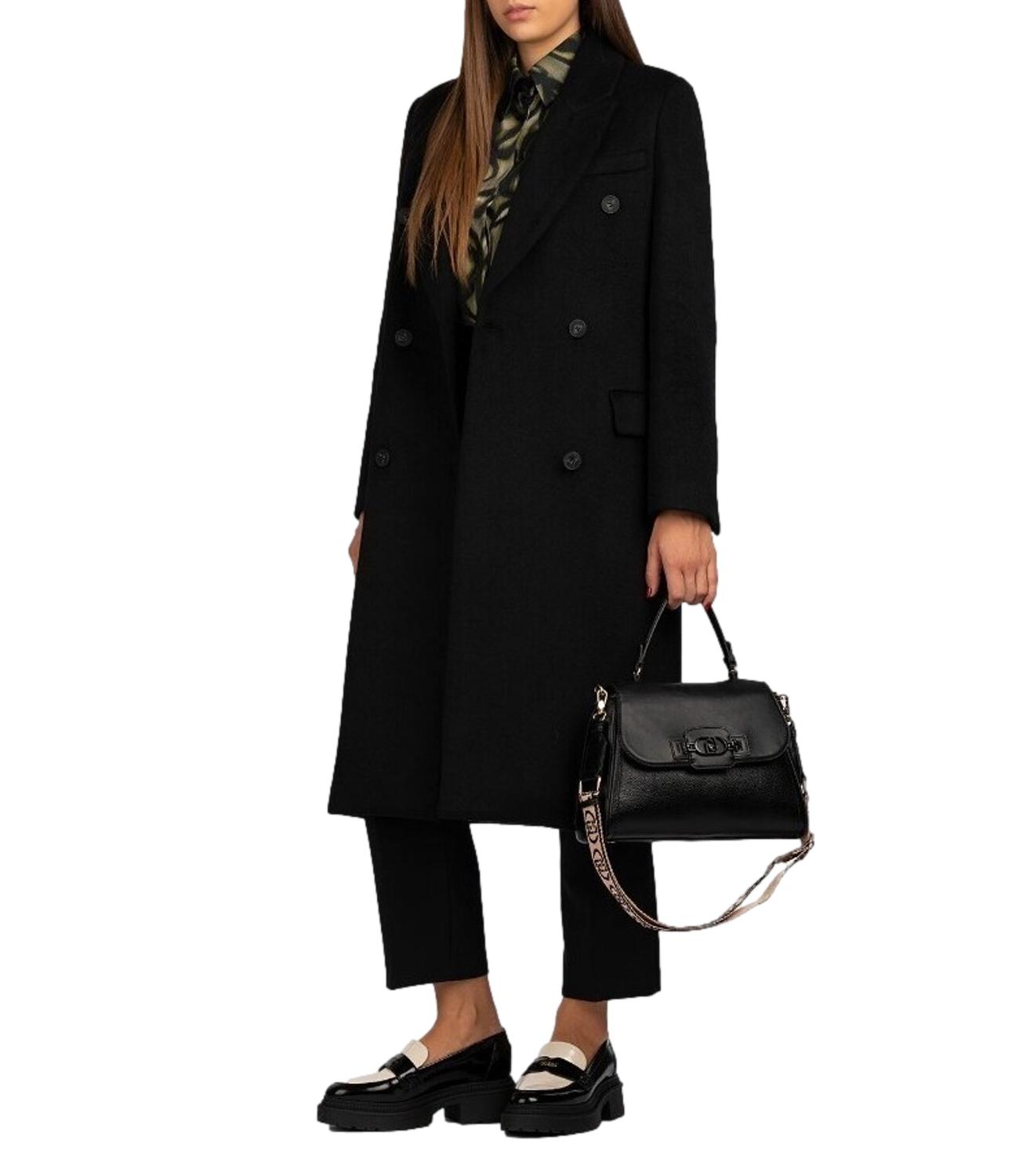 Liu Jo cappotto nero donna