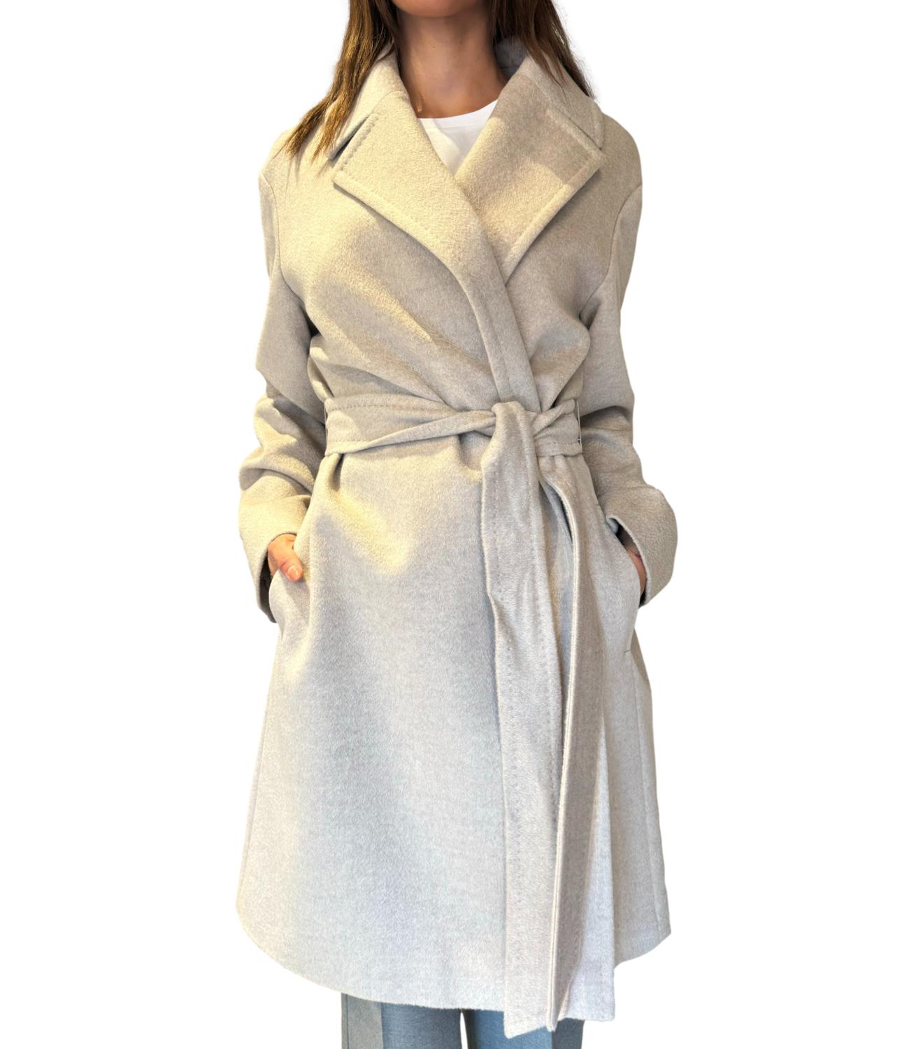 Max Mara Studio cappotto PAZZO neutro melange donna