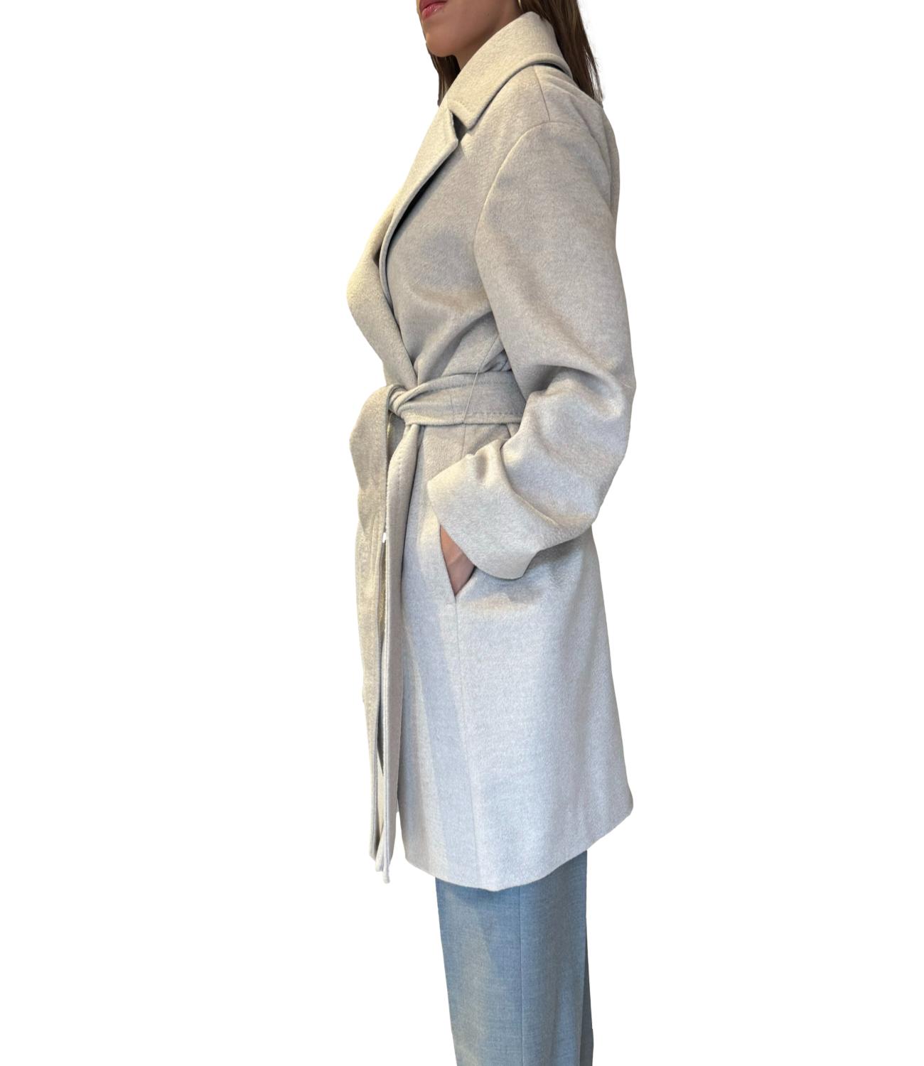 Max Mara Studio cappotto PAZZO neutro melange donna