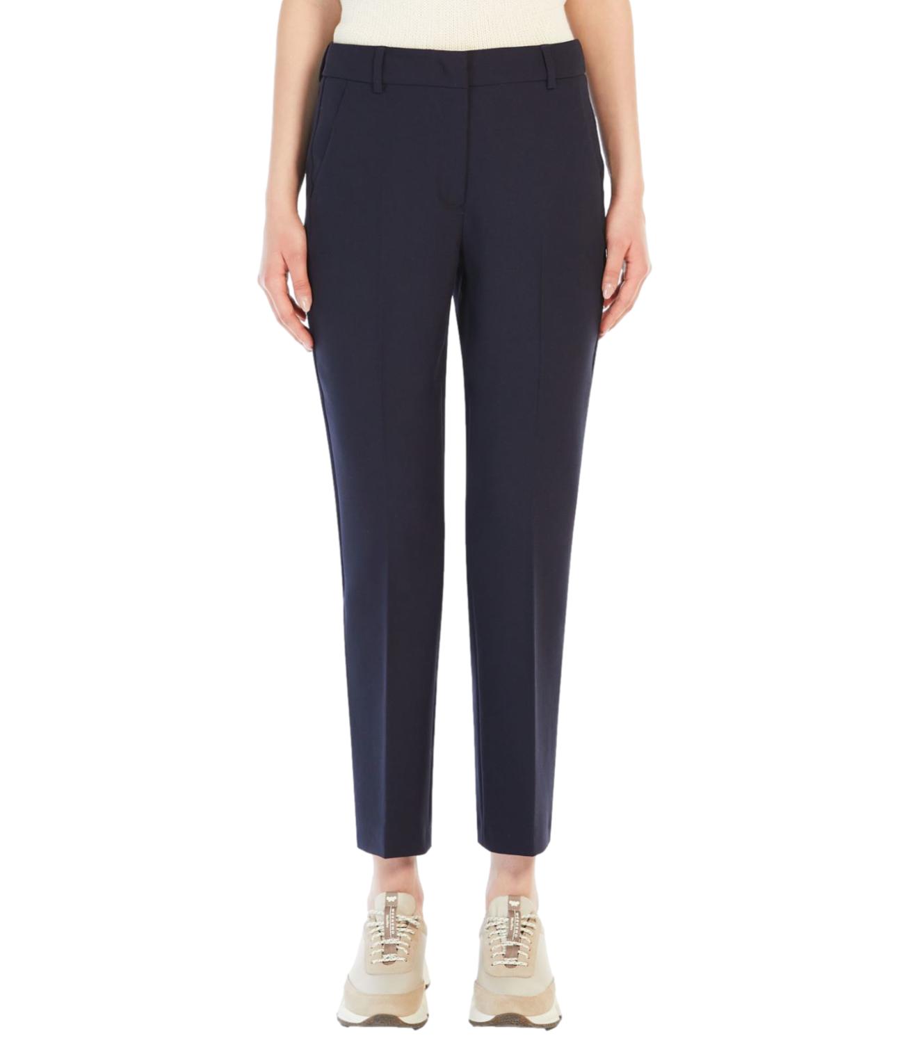 Max Mara Weekend pantalone Freda navy donna