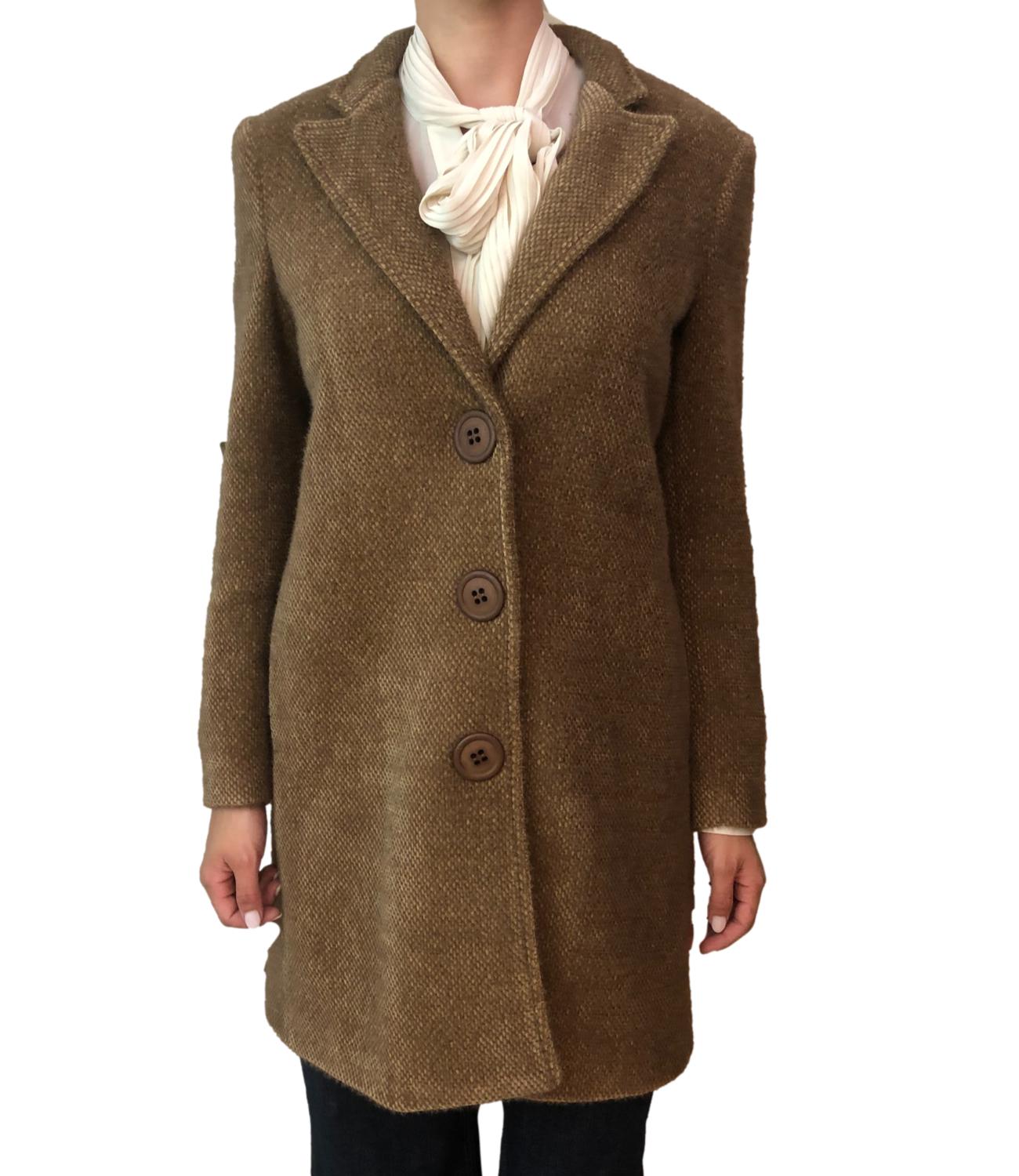 Susy Mix Cappotto Tabacco Donna