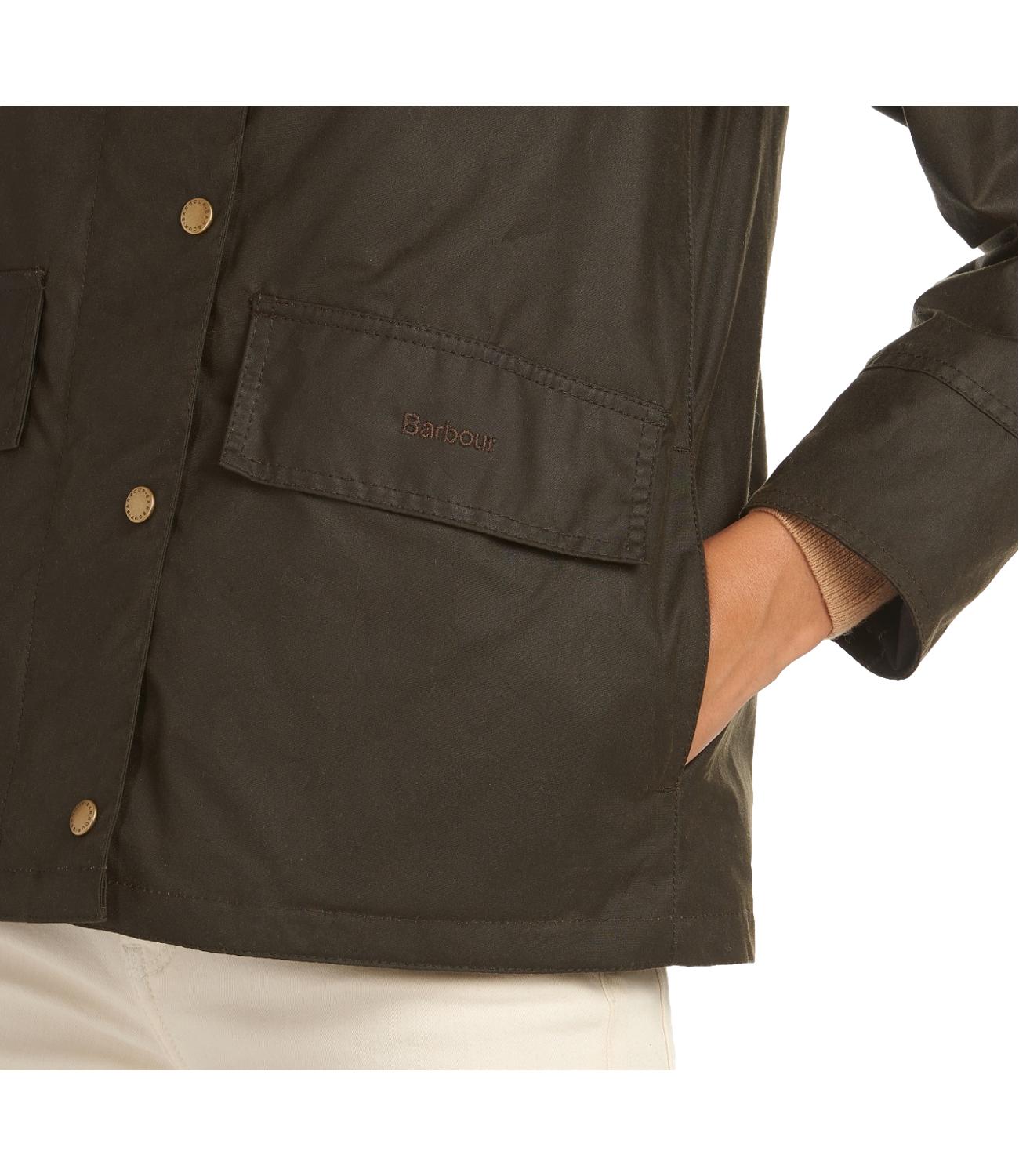 Classic Beadnell Wax Jacket olive