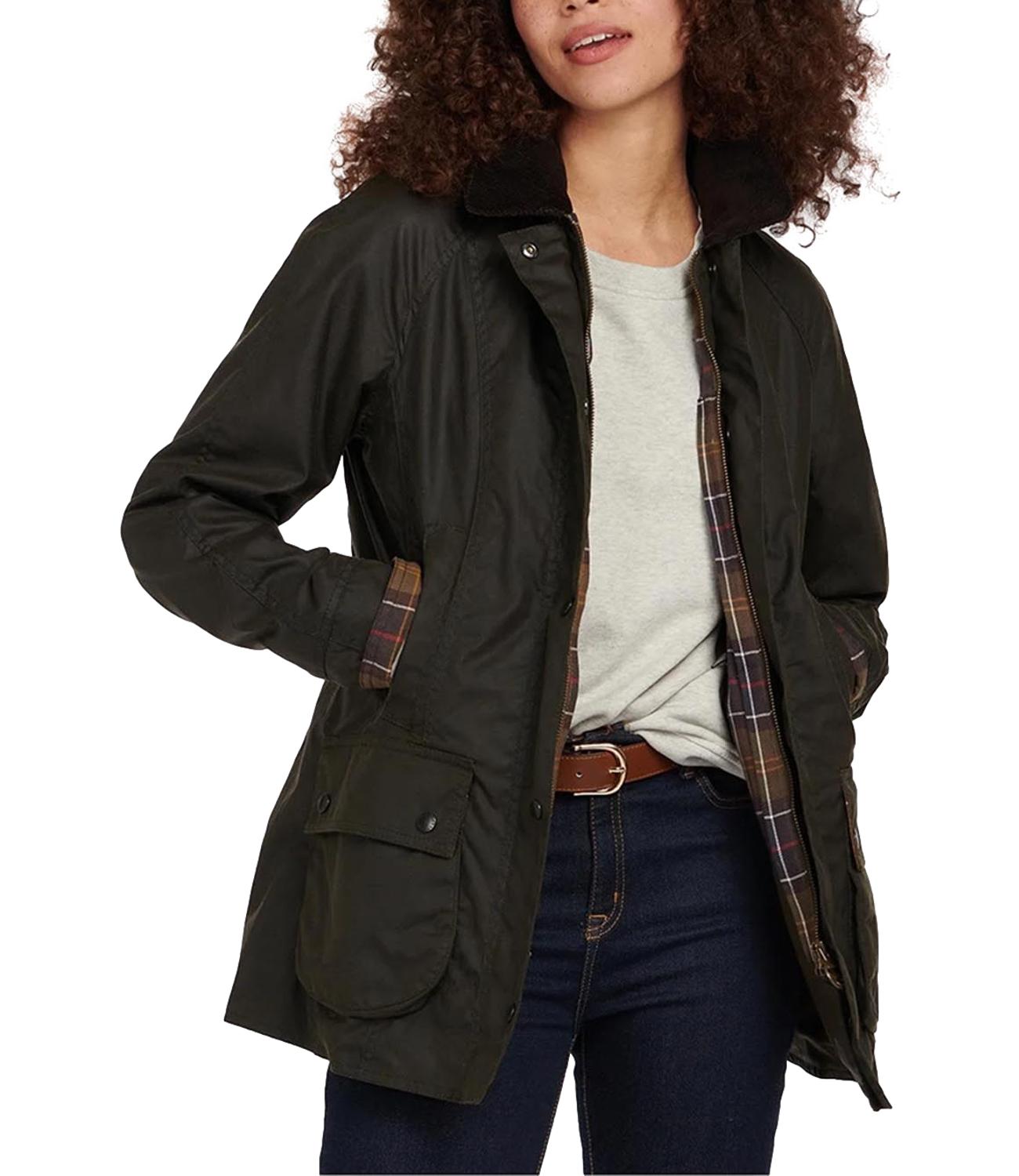 Classic Beadnell Wax Jacket olive