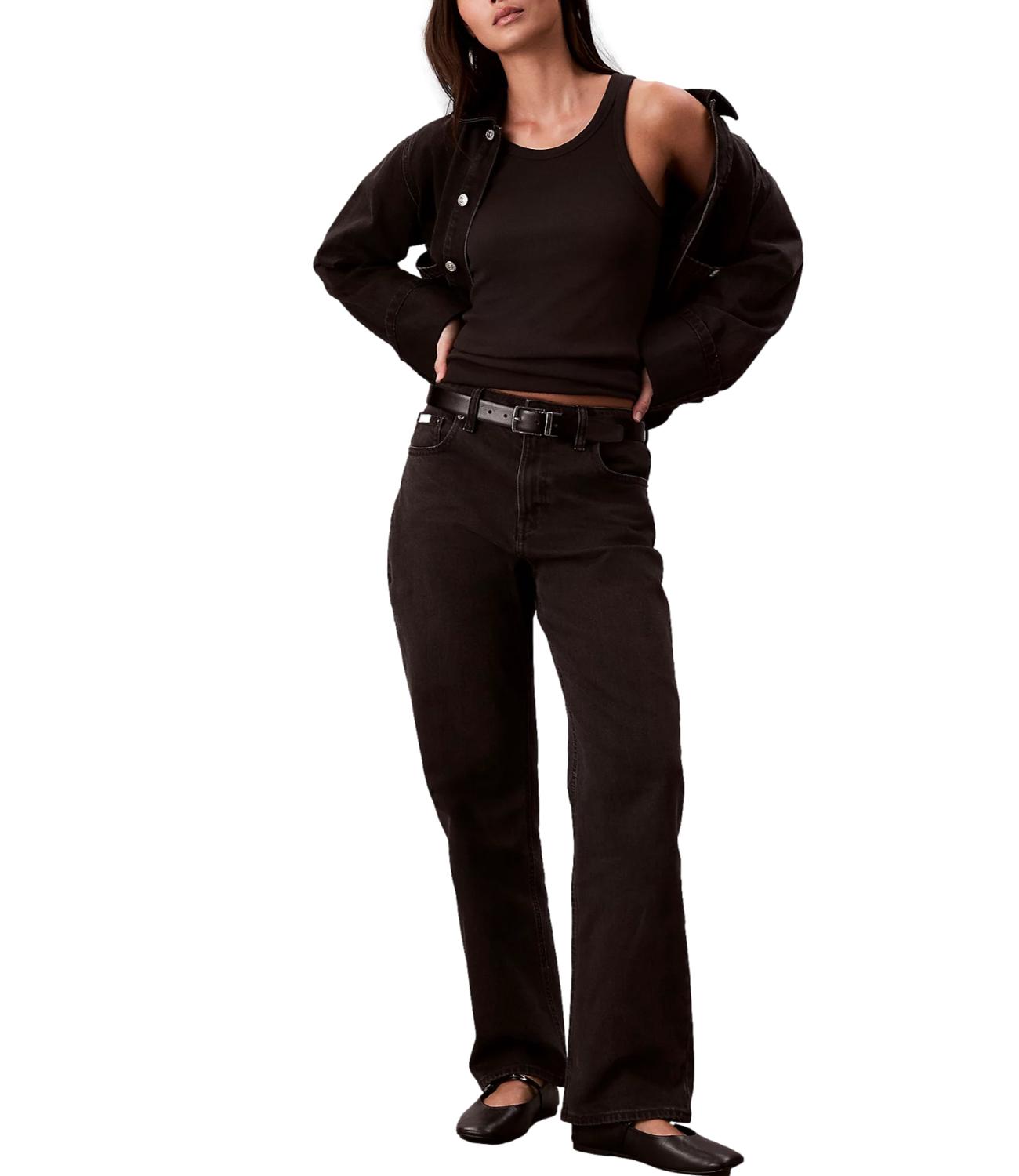 Jeans Calvin Klein nero regolare