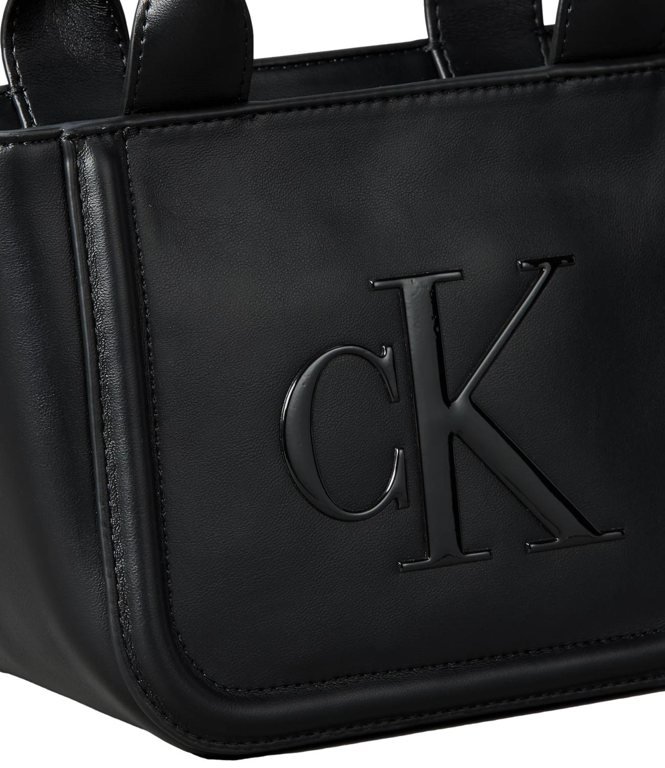 Calvin Klein Borsa Mini Tote Nero Donna