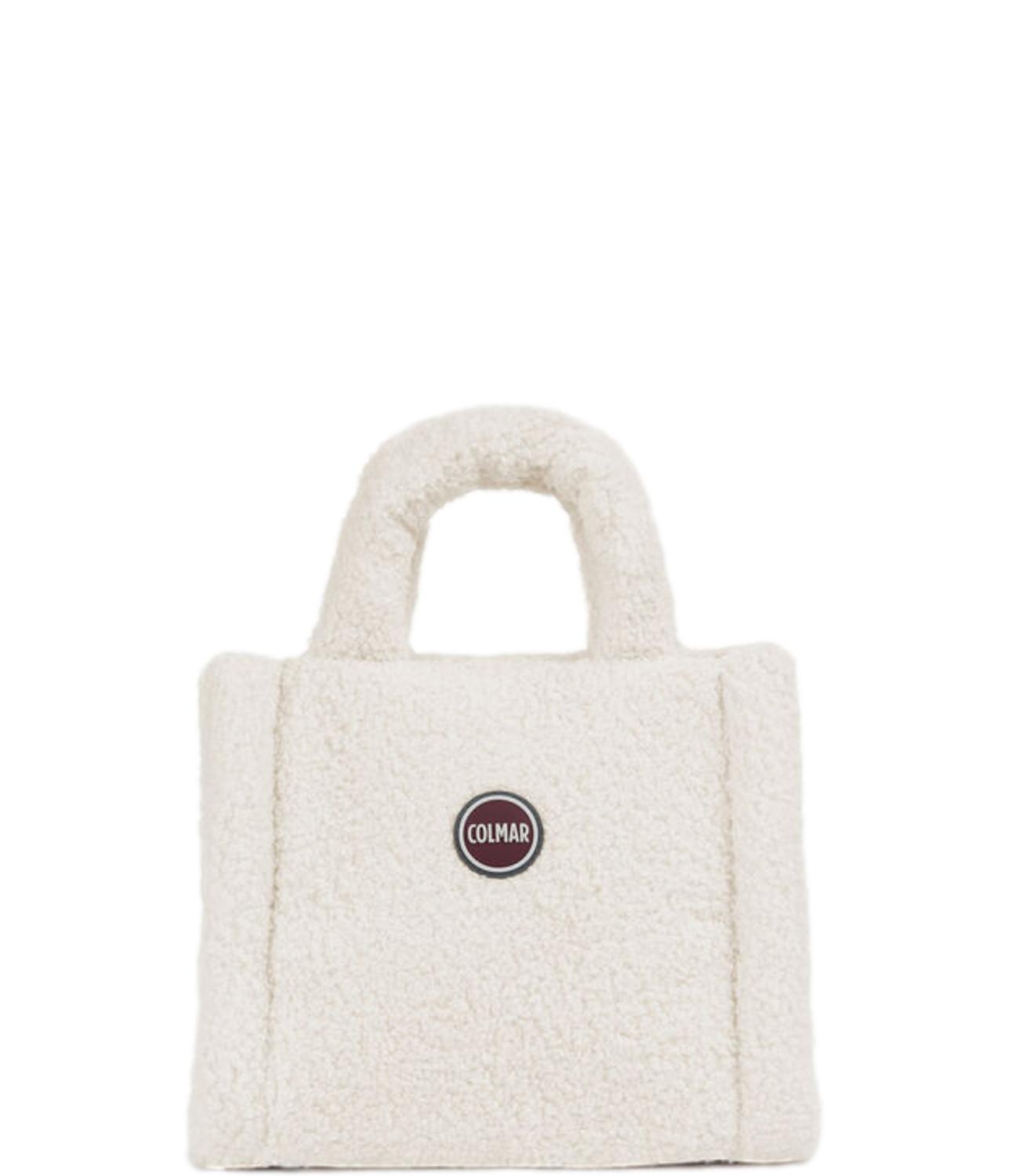 Borsa Colmar tote teddy bianca