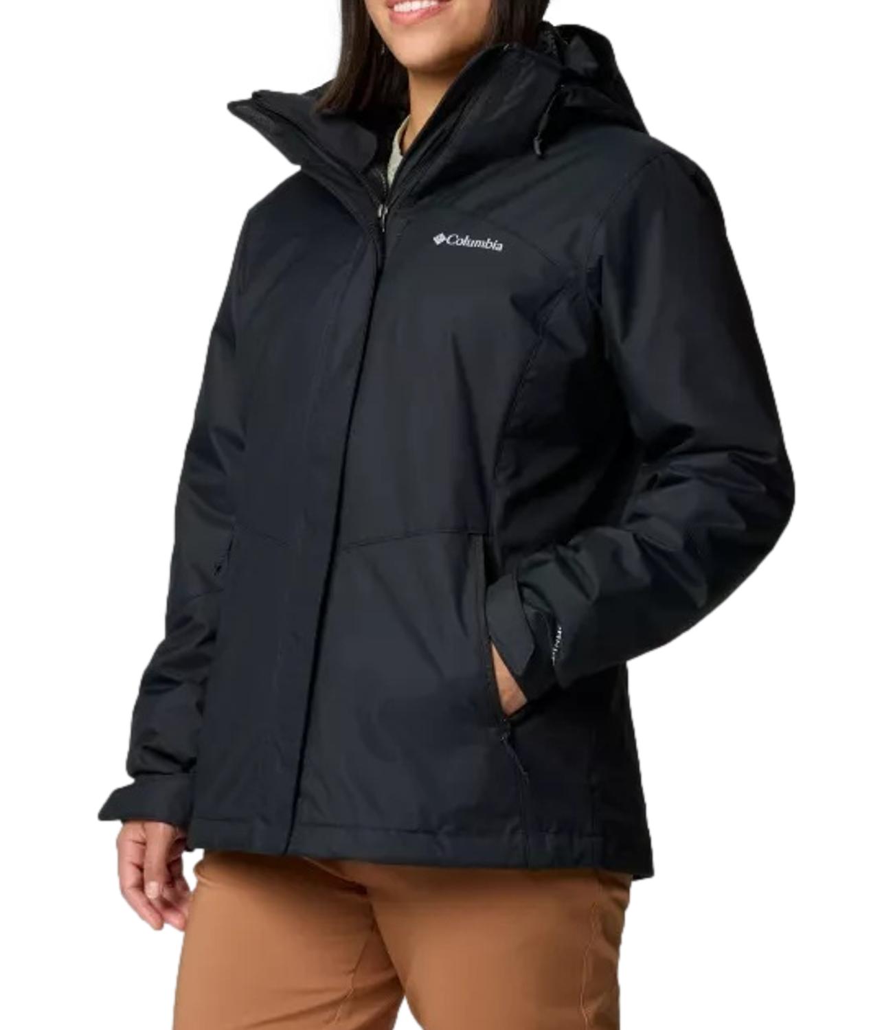 Columbia giacca impermeabile 3 in 1 Bugaboo III nera donna