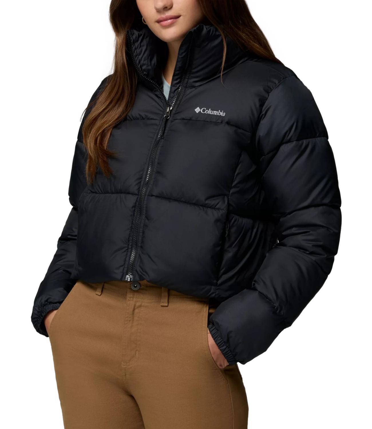 Giacca corta nera imbottita Puffect