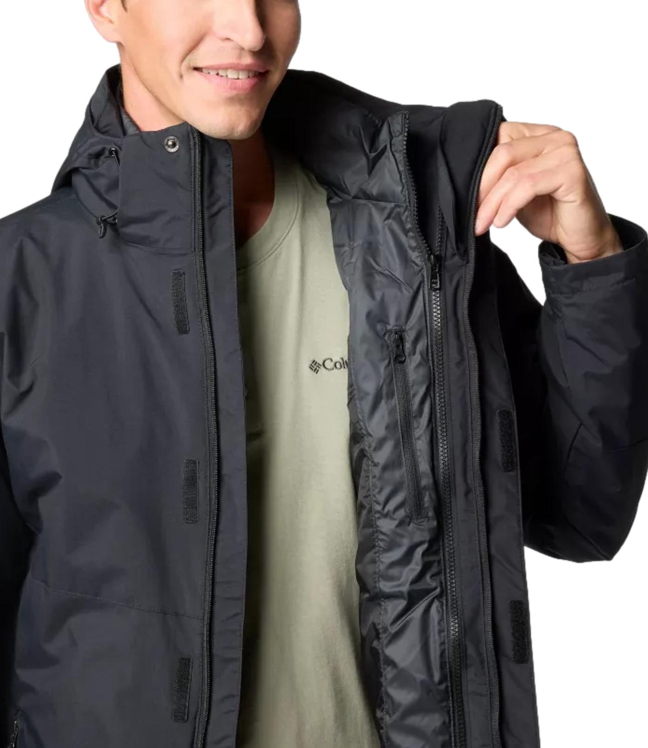 Columbia Giacca nera uomo Element Blocker