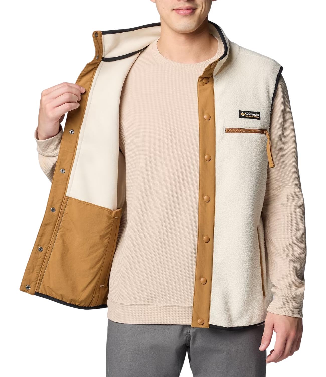 Columbia Gilet Helvetia II Vest Chalk Uomo