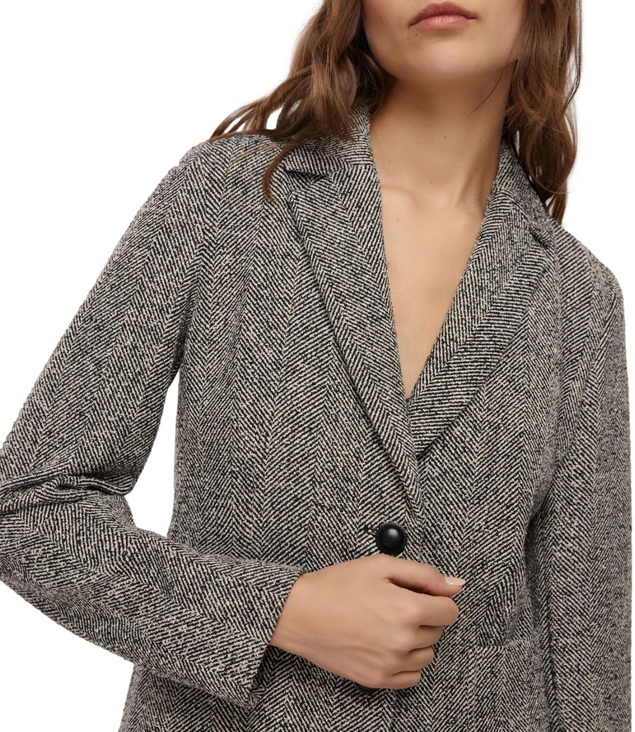 Emme Marella Giacca DEAR Nero/Bianco Donna