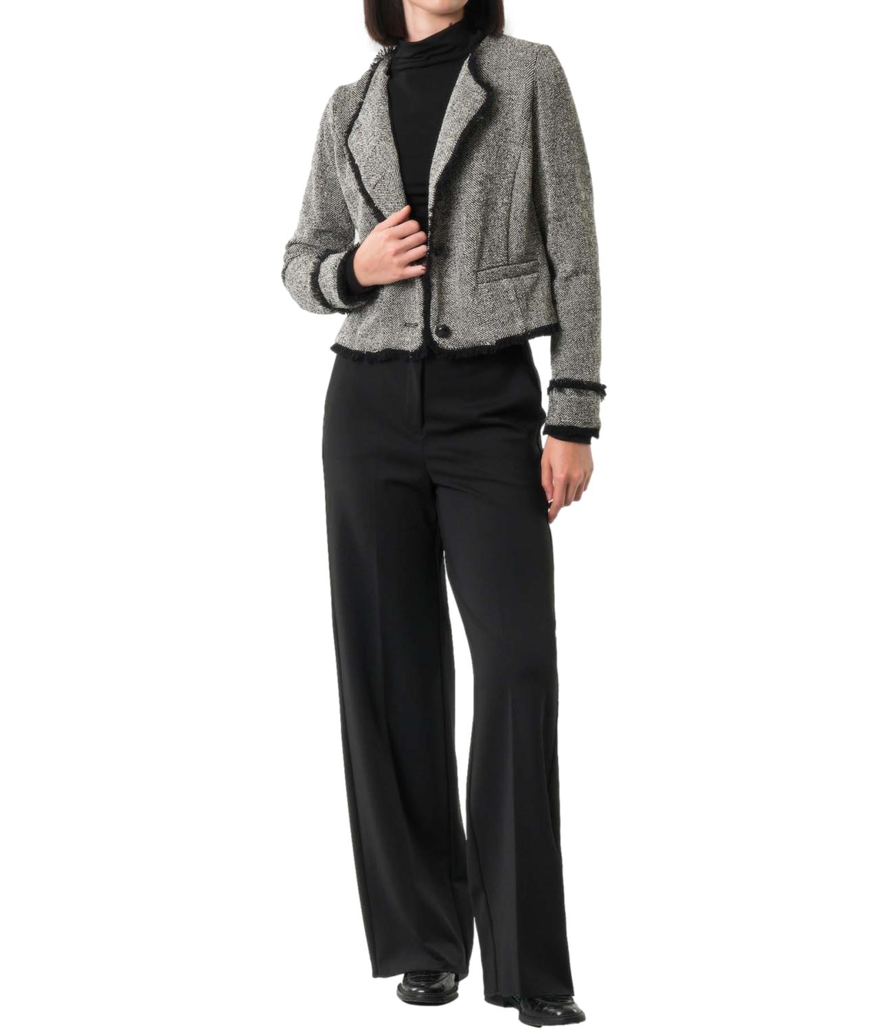 Emme Marella Giacca SCACCO Nero/Bianco Donna