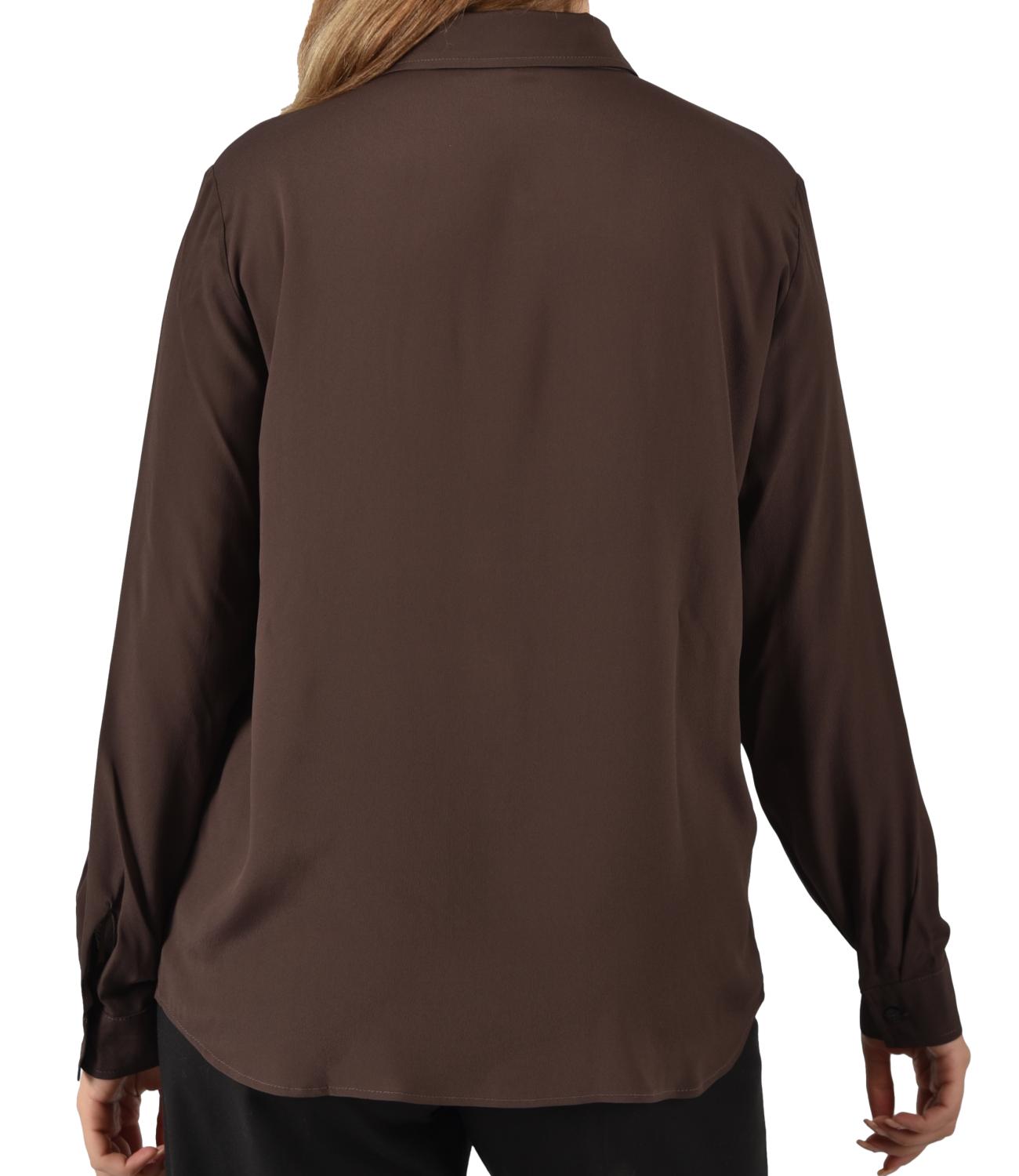 Emme Marella Camicia CARICE Cioccolato Donna
