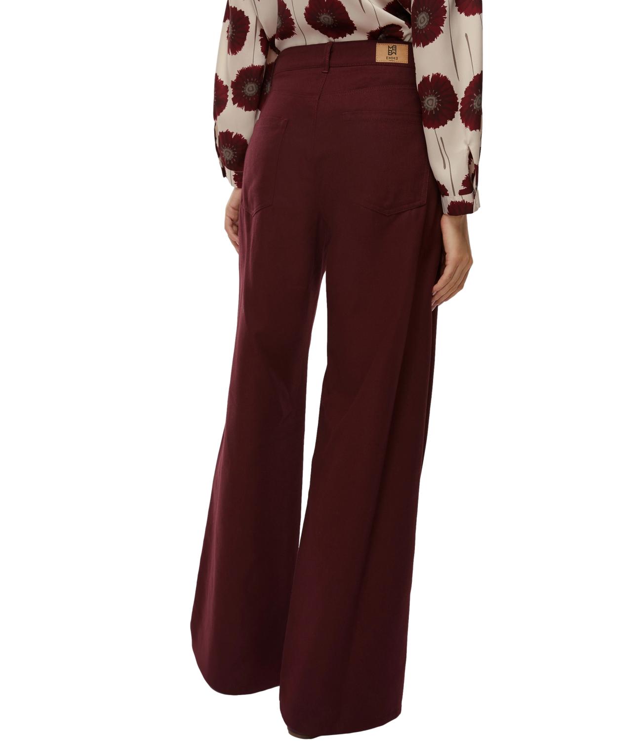 Emme Marella Pantalone TEBE Bordeaux Donna