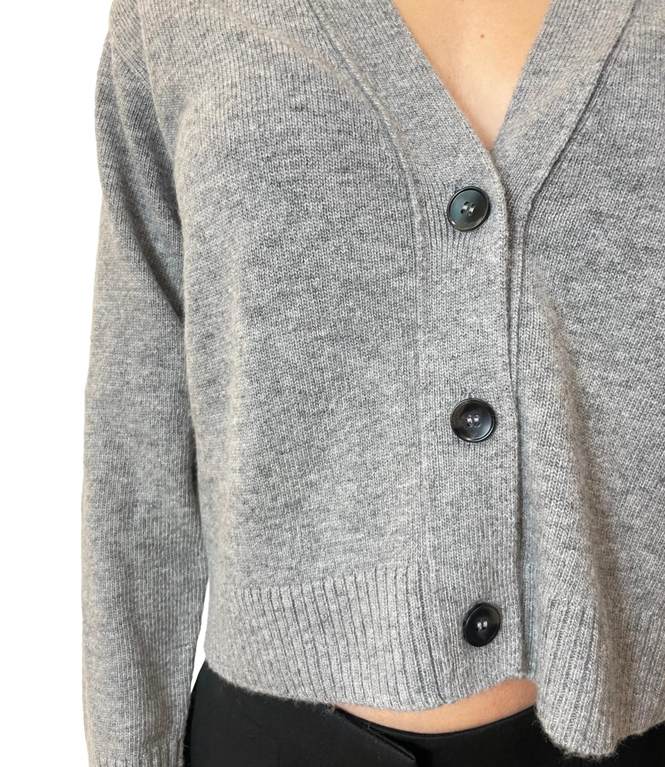 Emme Marella Cardigan Blazer Grigio Melange Donna