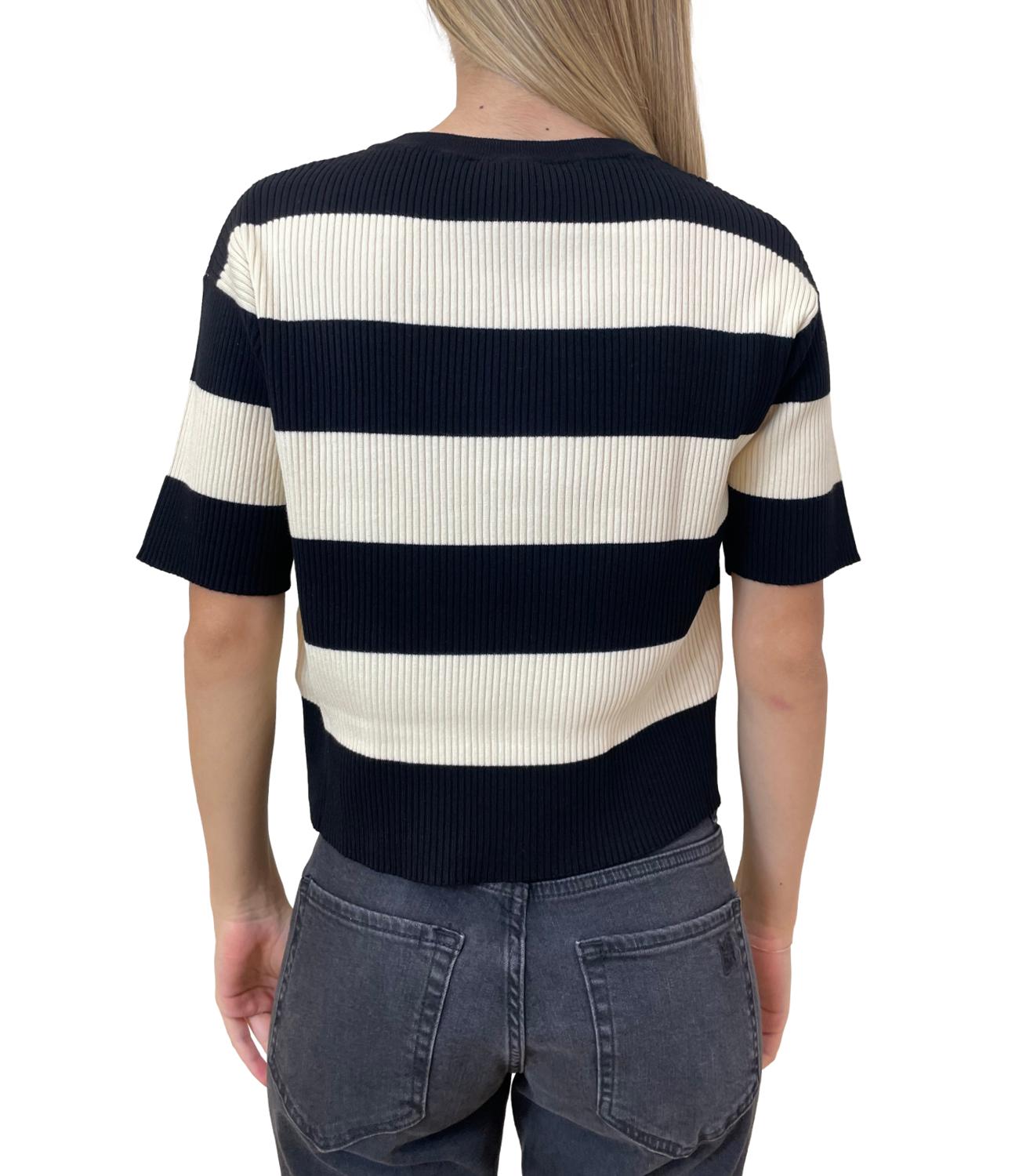 Emme Marella Maglia WERTHER Nero/Burro Donna