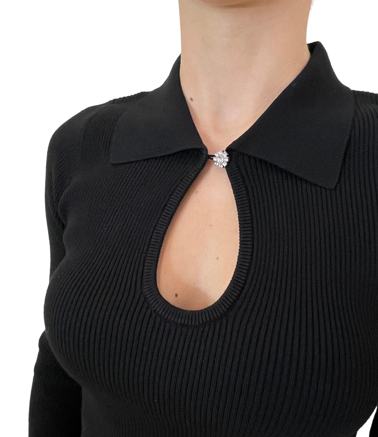 Emme Marella Maglia PLUME Nera Donna