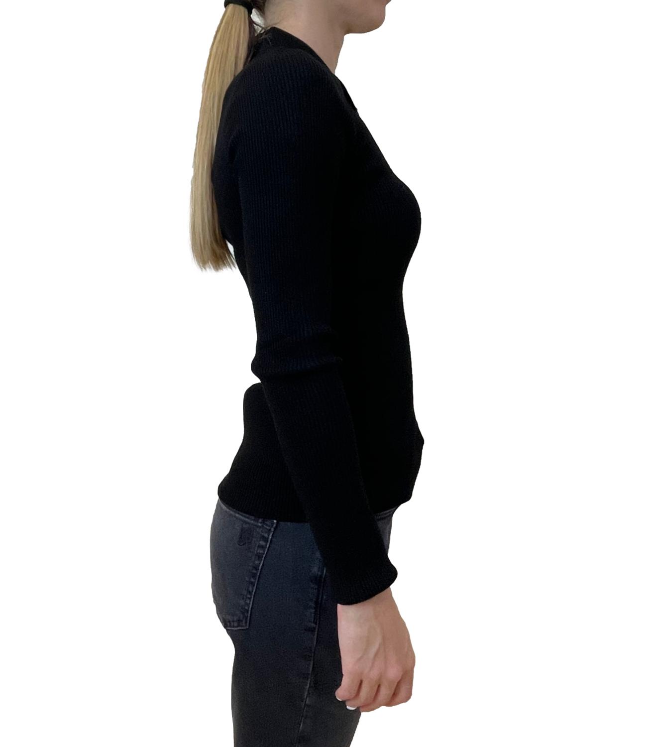 Emme Marella Maglia PLUME Nera Donna