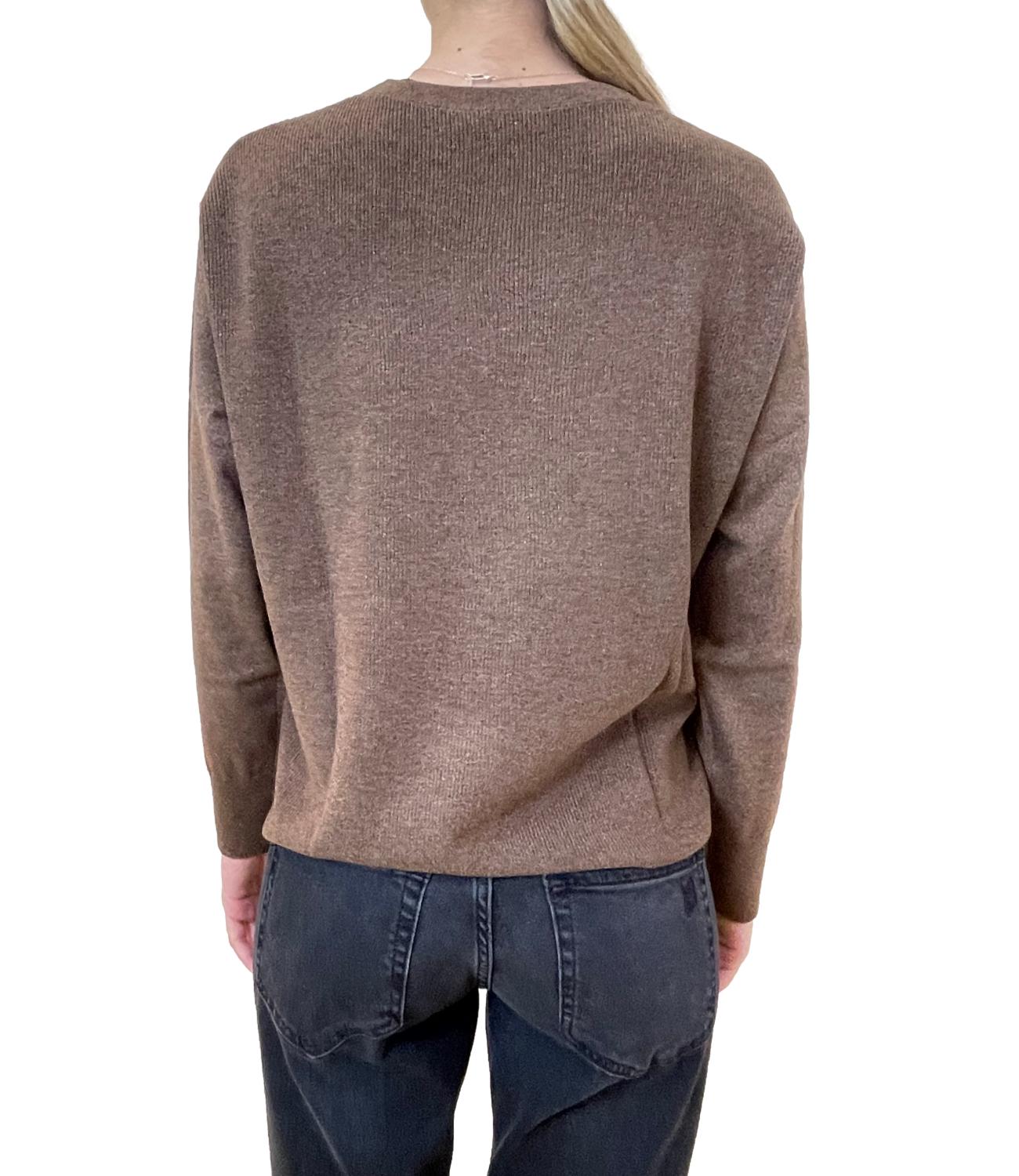 Emme Marella Maglia ACETO Marrone Donna