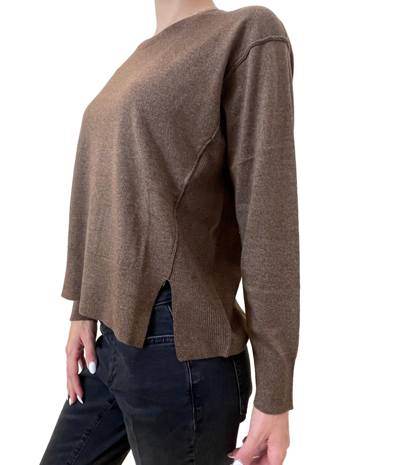 Emme Marella Maglia ACETO Marrone Donna