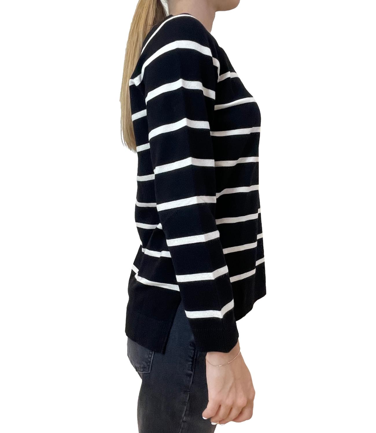 Emme Marella Maglia GINETTA Nero Burro Donna