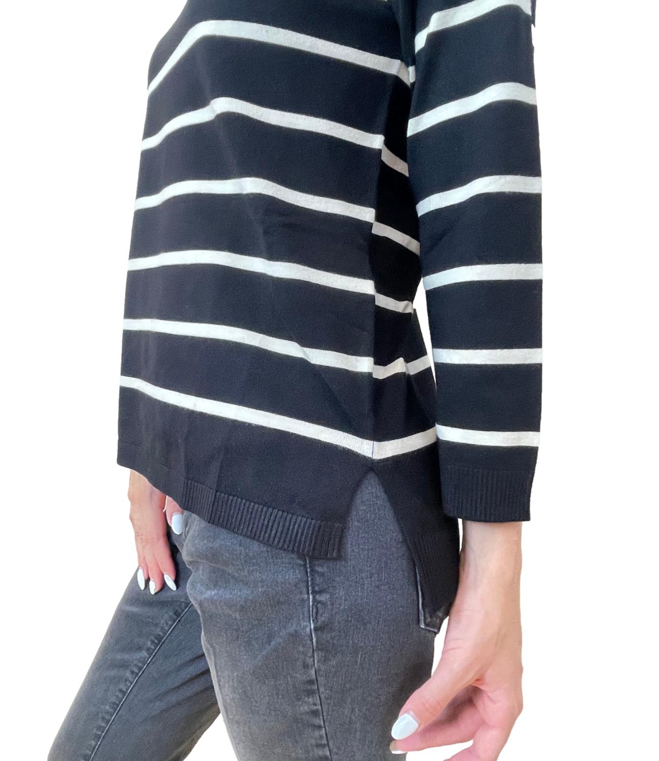 Emme Marella Maglia GINETTA Nero Burro Donna