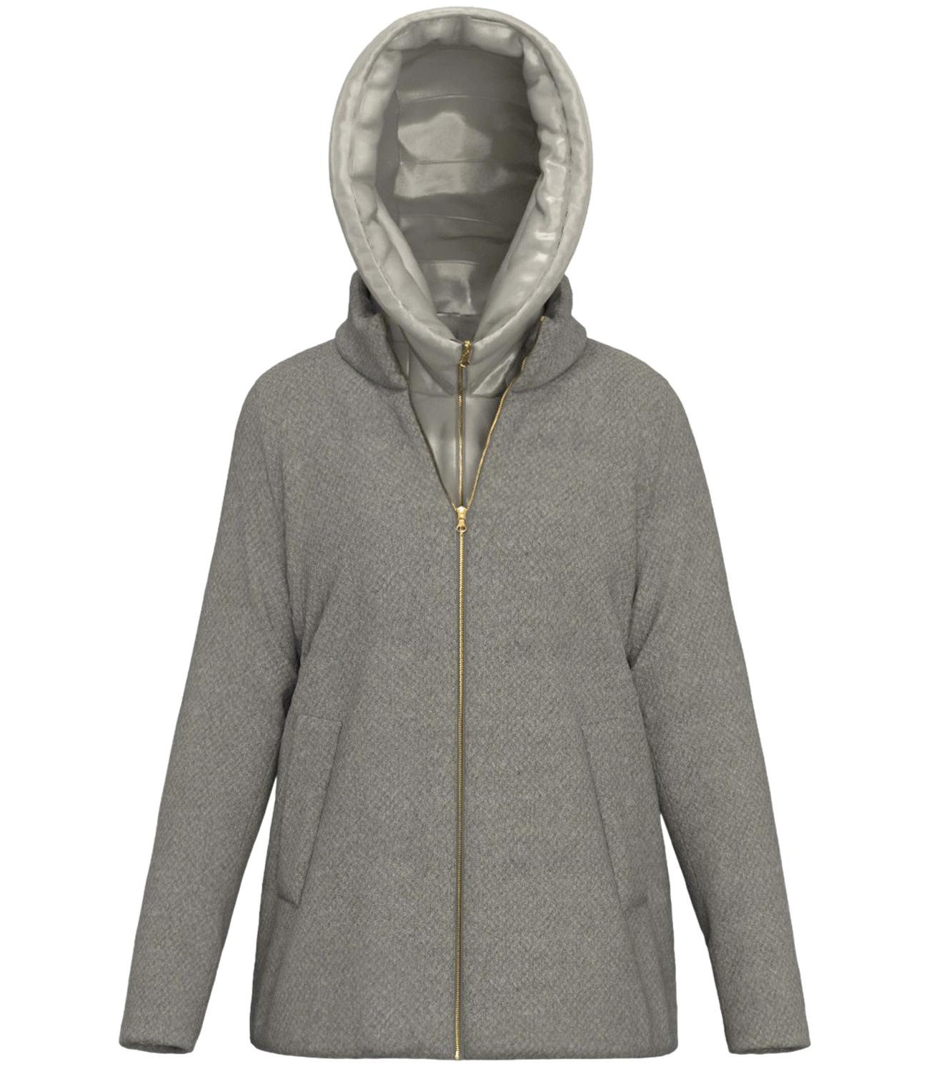 Emme Marella Imbottito Sorriso Grigio Melange Donna