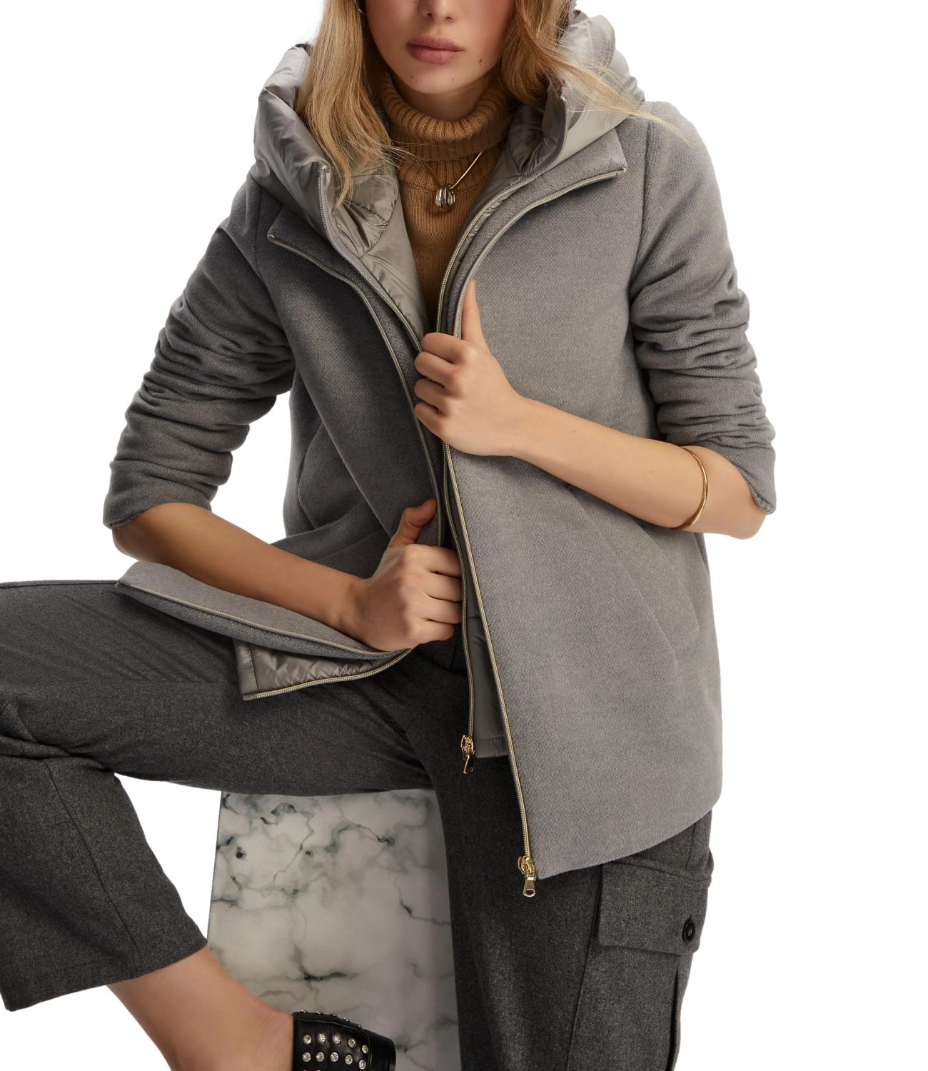 Emme Marella Imbottito Sorriso Grigio Melange Donna