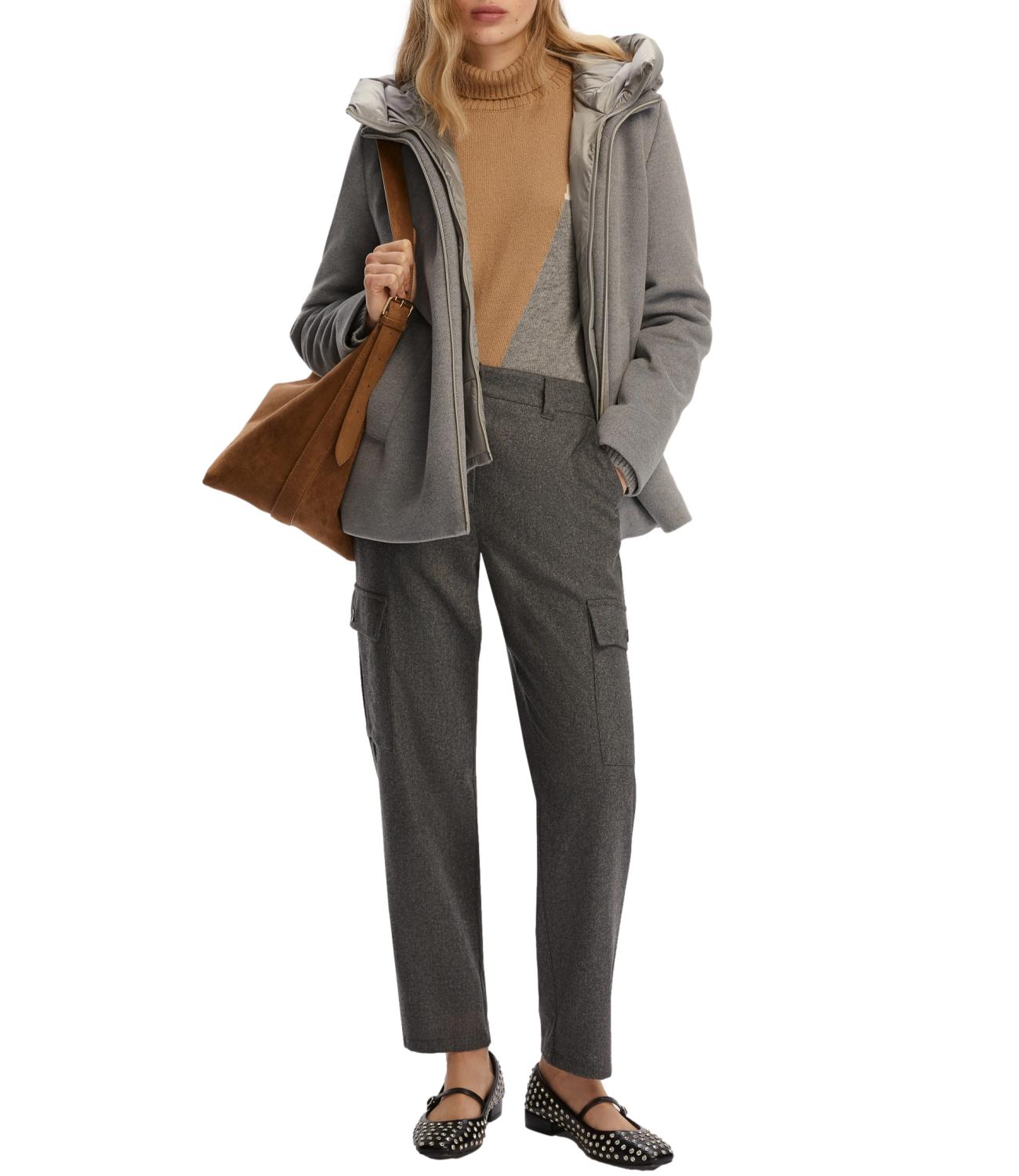 Emme Marella Imbottito Sorriso Grigio Melange Donna