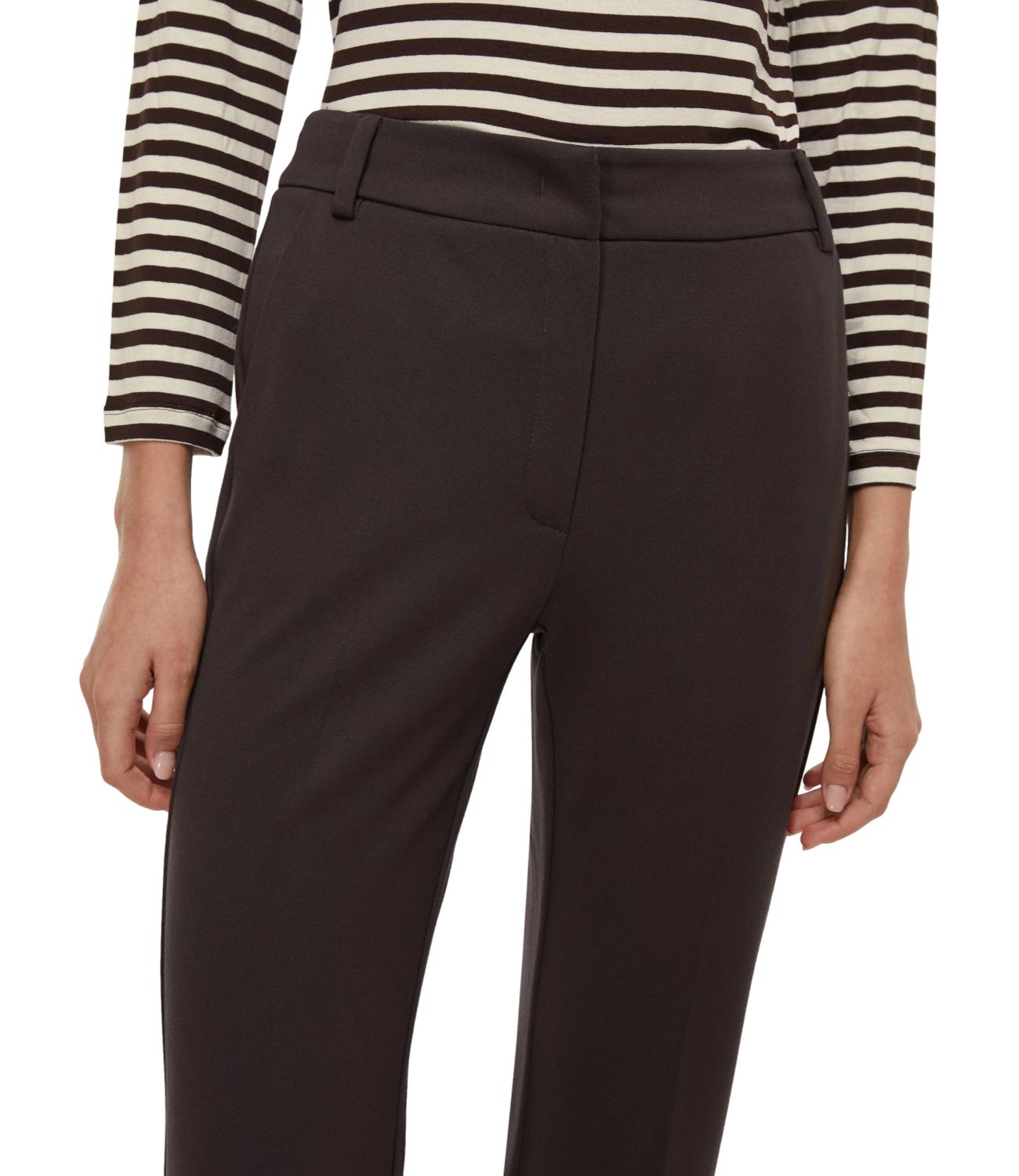 Emme Marella Pantalone FLARE Testa di Moro Donna