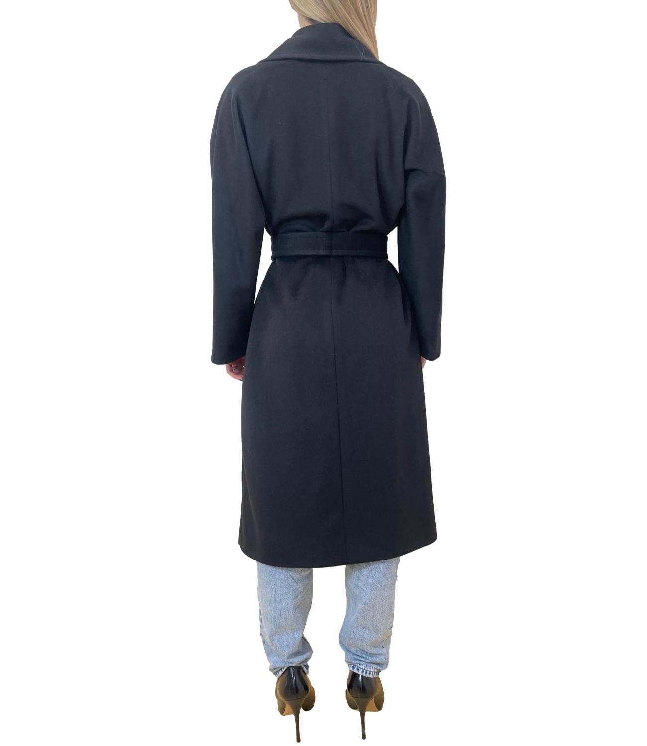 Emme Marella Cappotto Opale Nero Donna