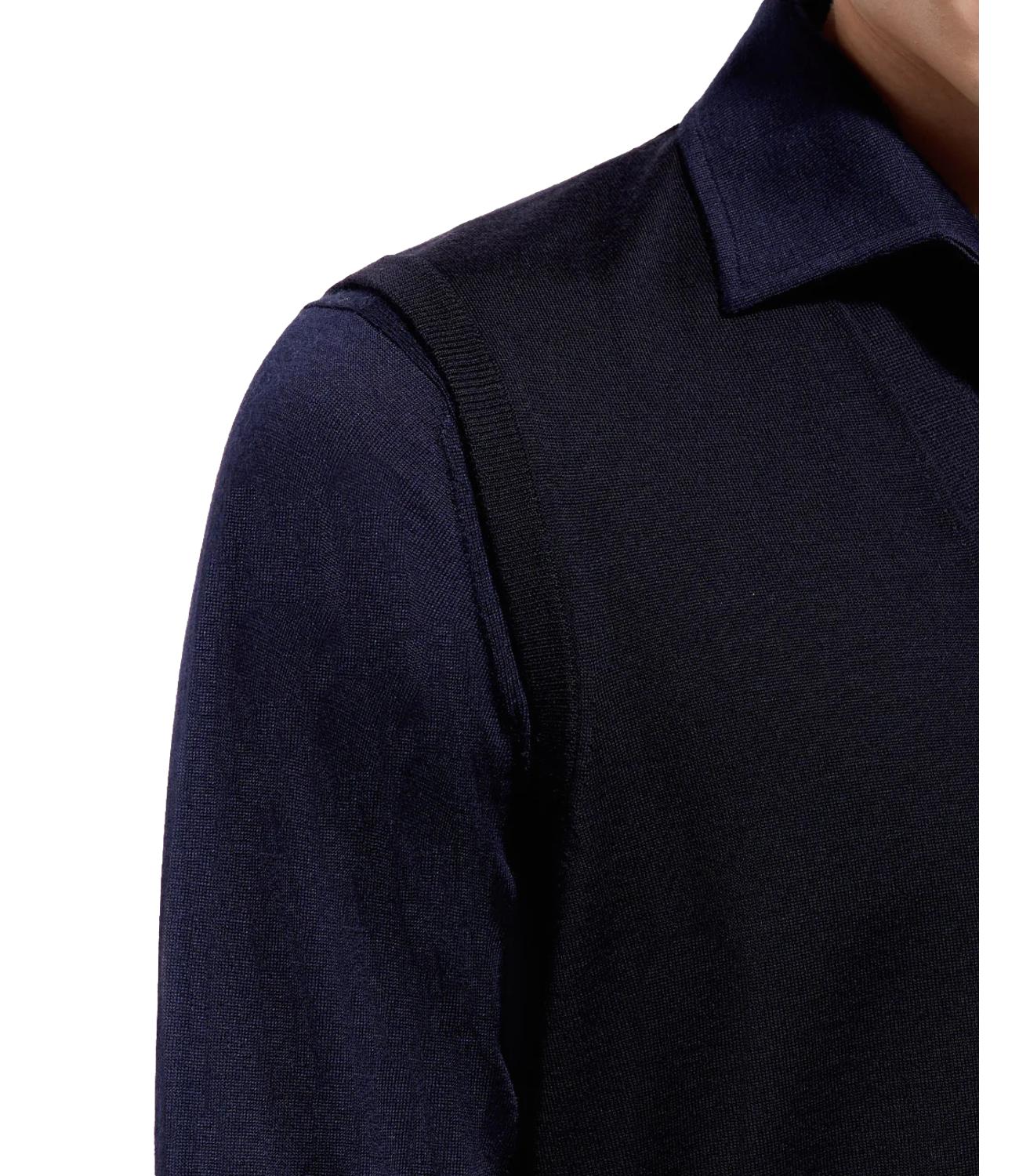 GILET blu uomo