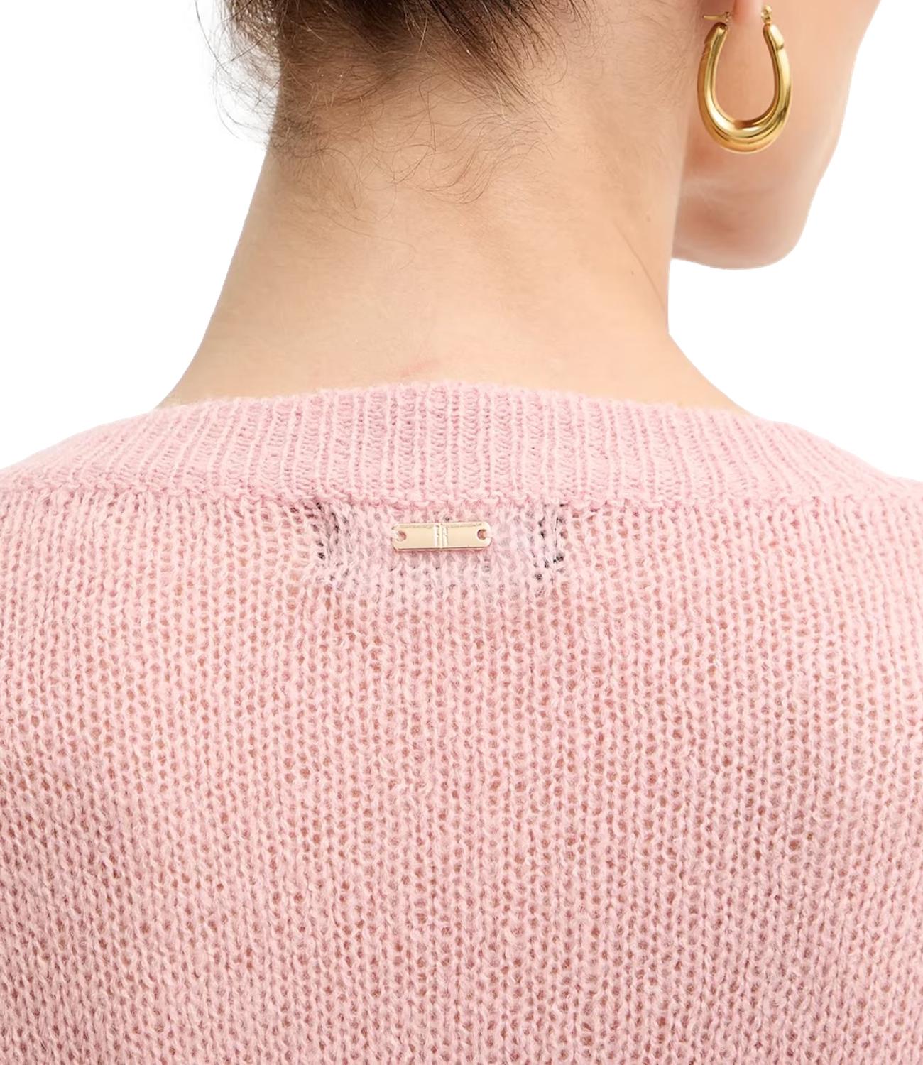 Fracomina Maglia C/Piume Rose Donna