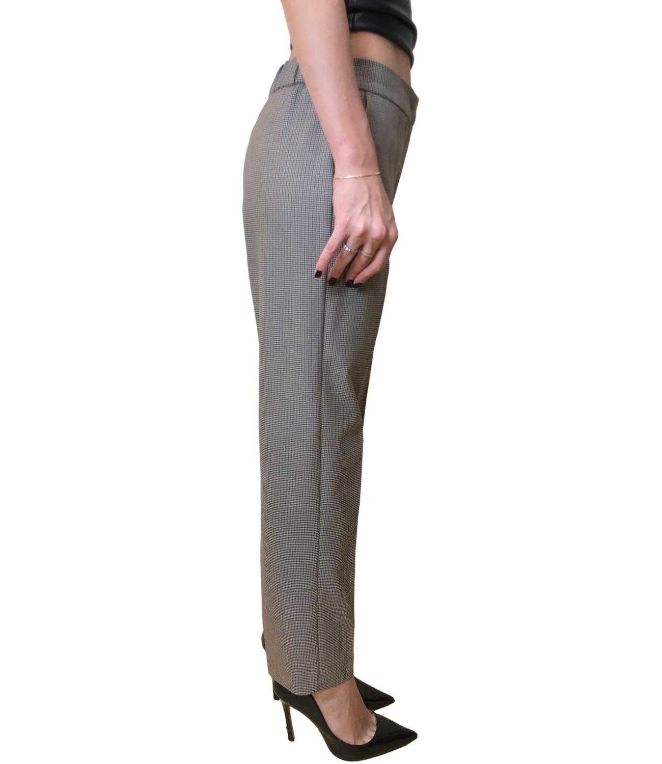 Iblues Pantaloni Vivy Quadri Grigio Donna