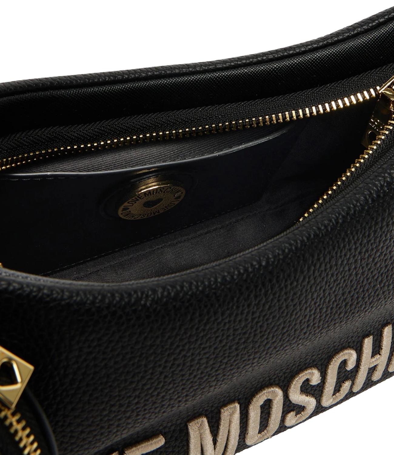 Love Moschino Borsa Pu Black Emb Hb Nera Donna