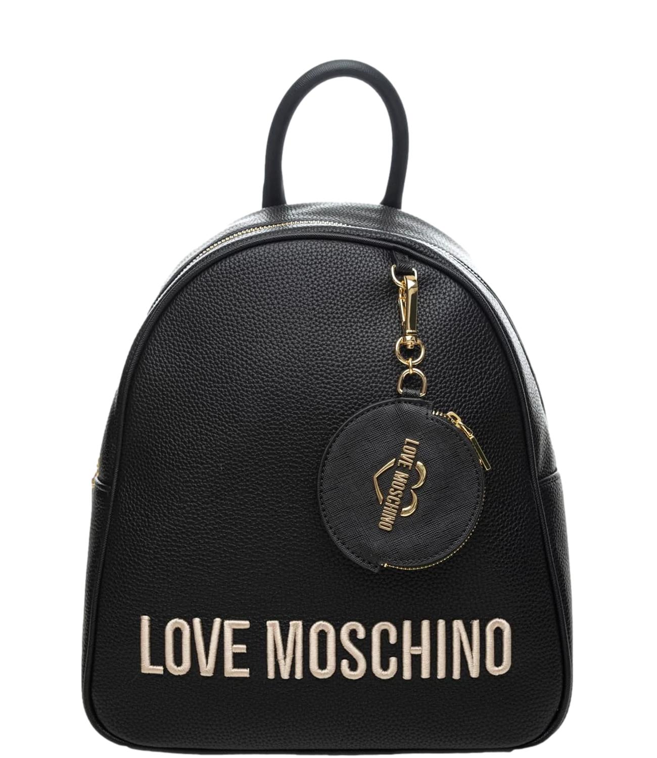 Love Moschino Zaino Pu Black Emb Backpack Nero Donna