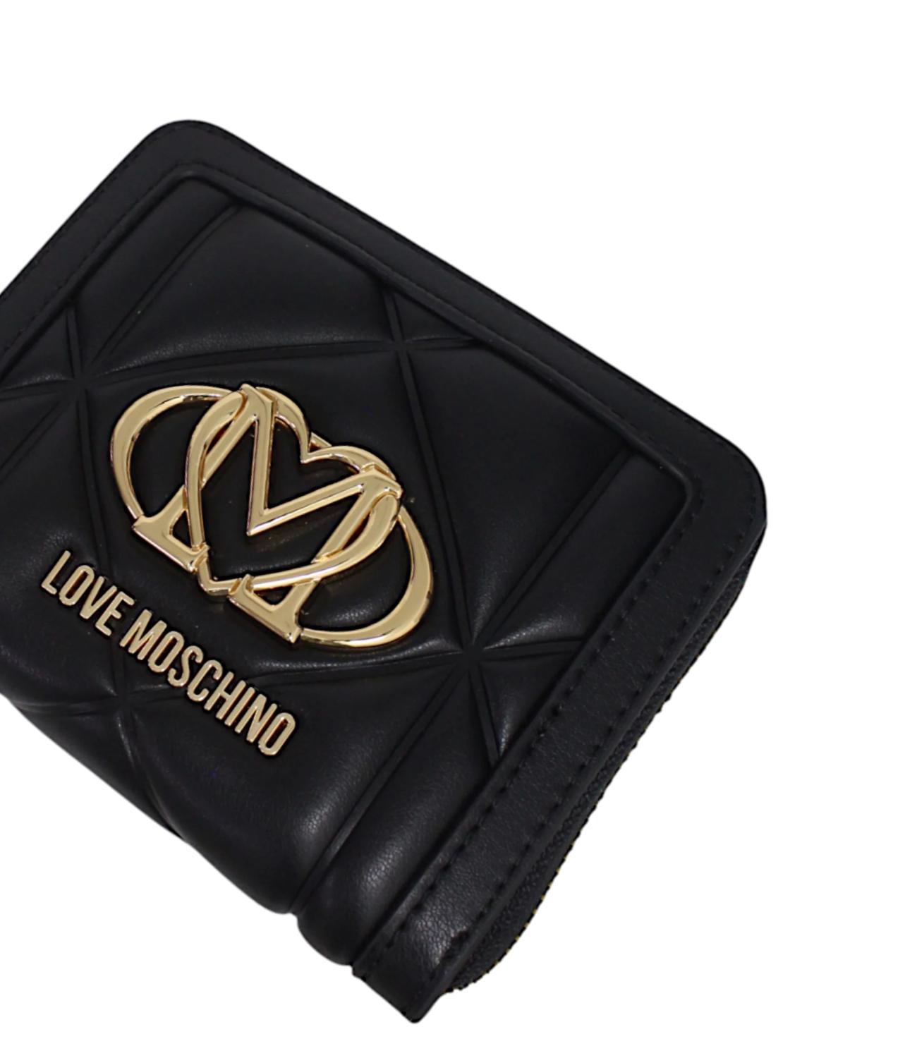 Love Moschino Portafogli Embossed Nero Donna