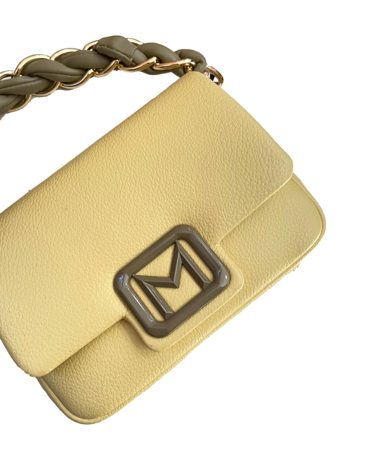 Marella Borsa Lontra Giallo Donna