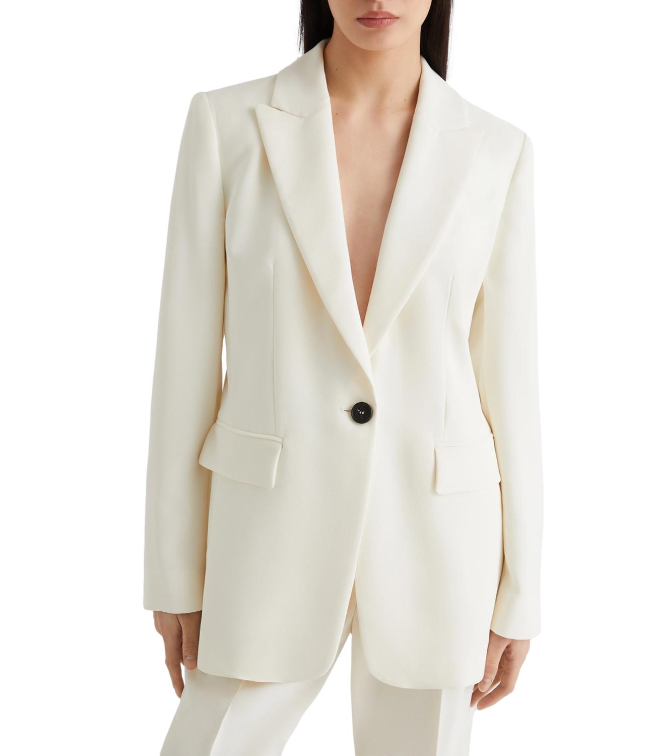 Marella Giacca Kelly Bianco Lana Donna