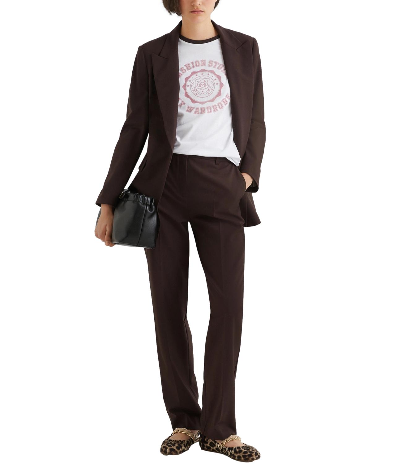 Marella Pantalone Motrice Marrone Donna