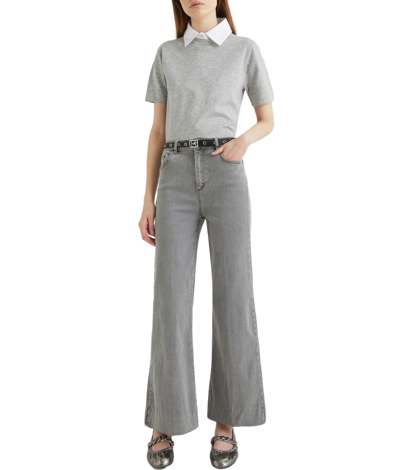 Marella Jeans Wlcrop Grigio Donna
