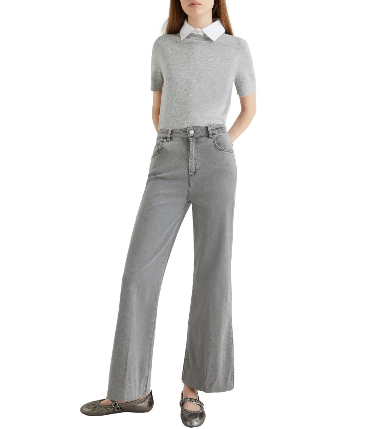 Marella Jeans Wlcrop Grigio Donna