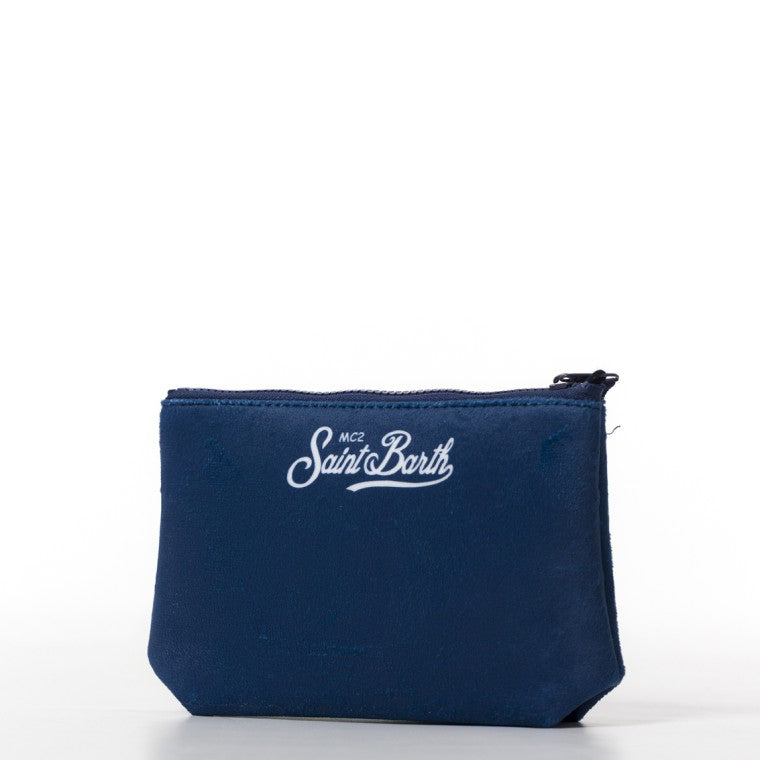 MC2 Saint Barth Pochette Aline Zio Paperone Blu Unisex