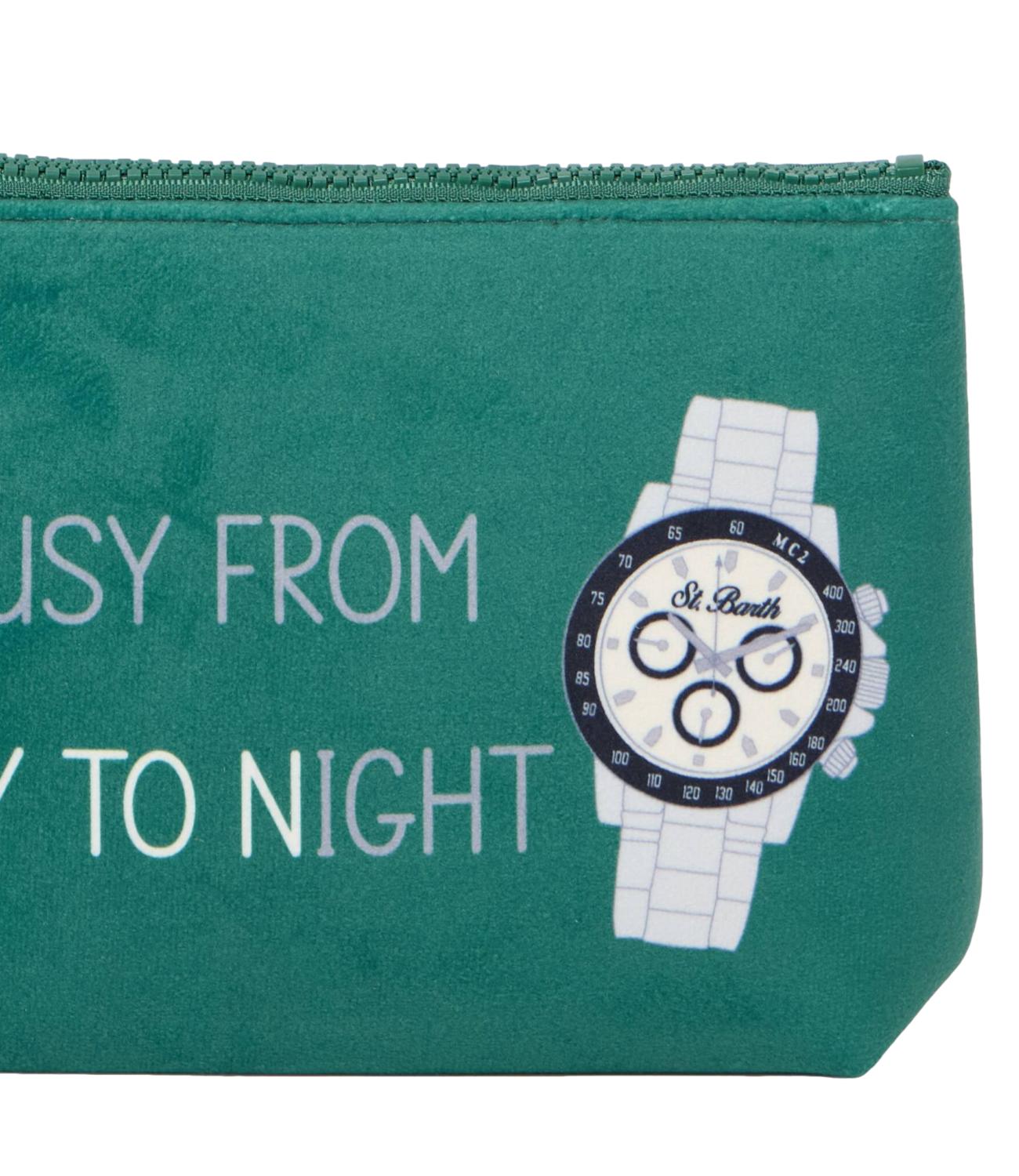 Mc2 Saint Barth Pochette Busy From Day To Night Verde Unisex
